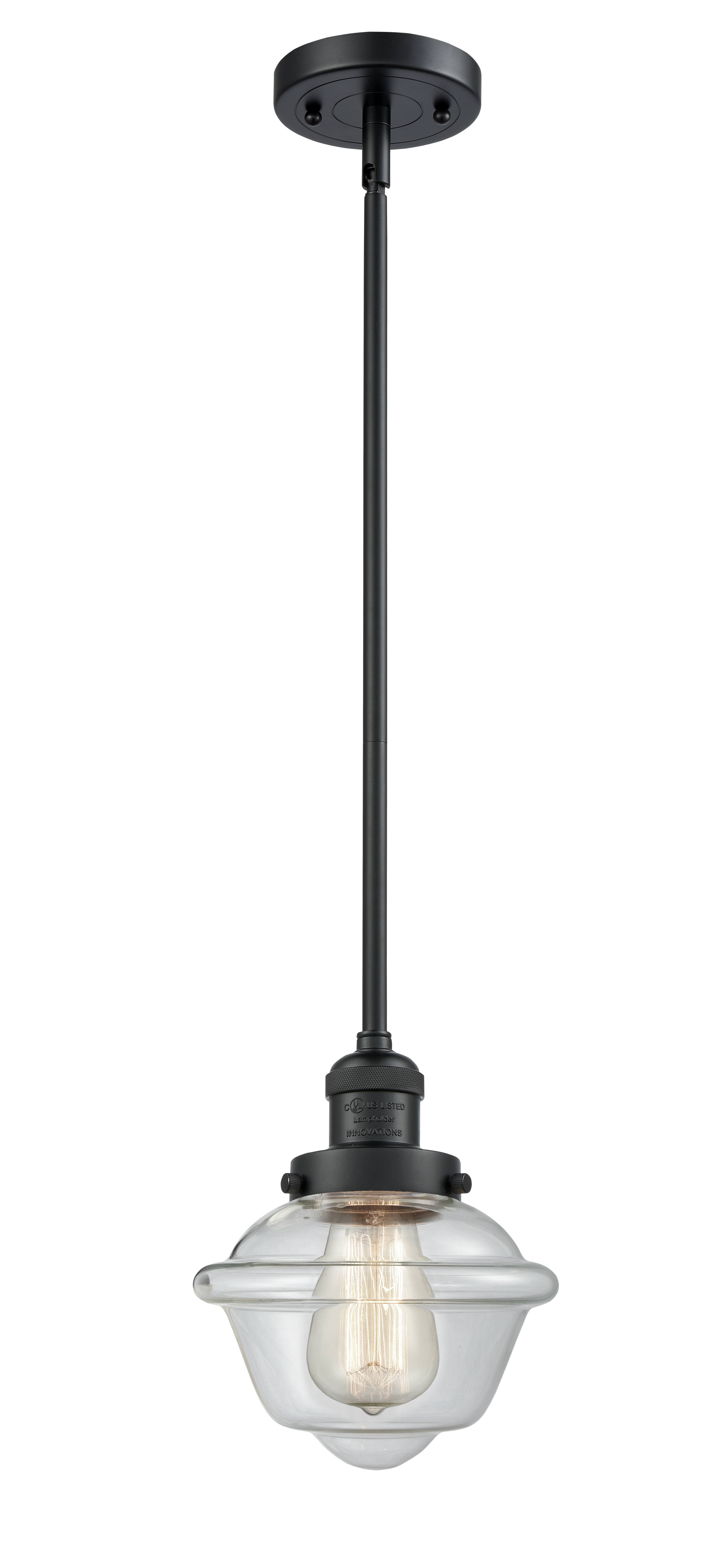 Innovations Lighting Small Oxford 1 Light Mini Pendant 201S BK G532 LED (Black) XF_QVPQV4NO