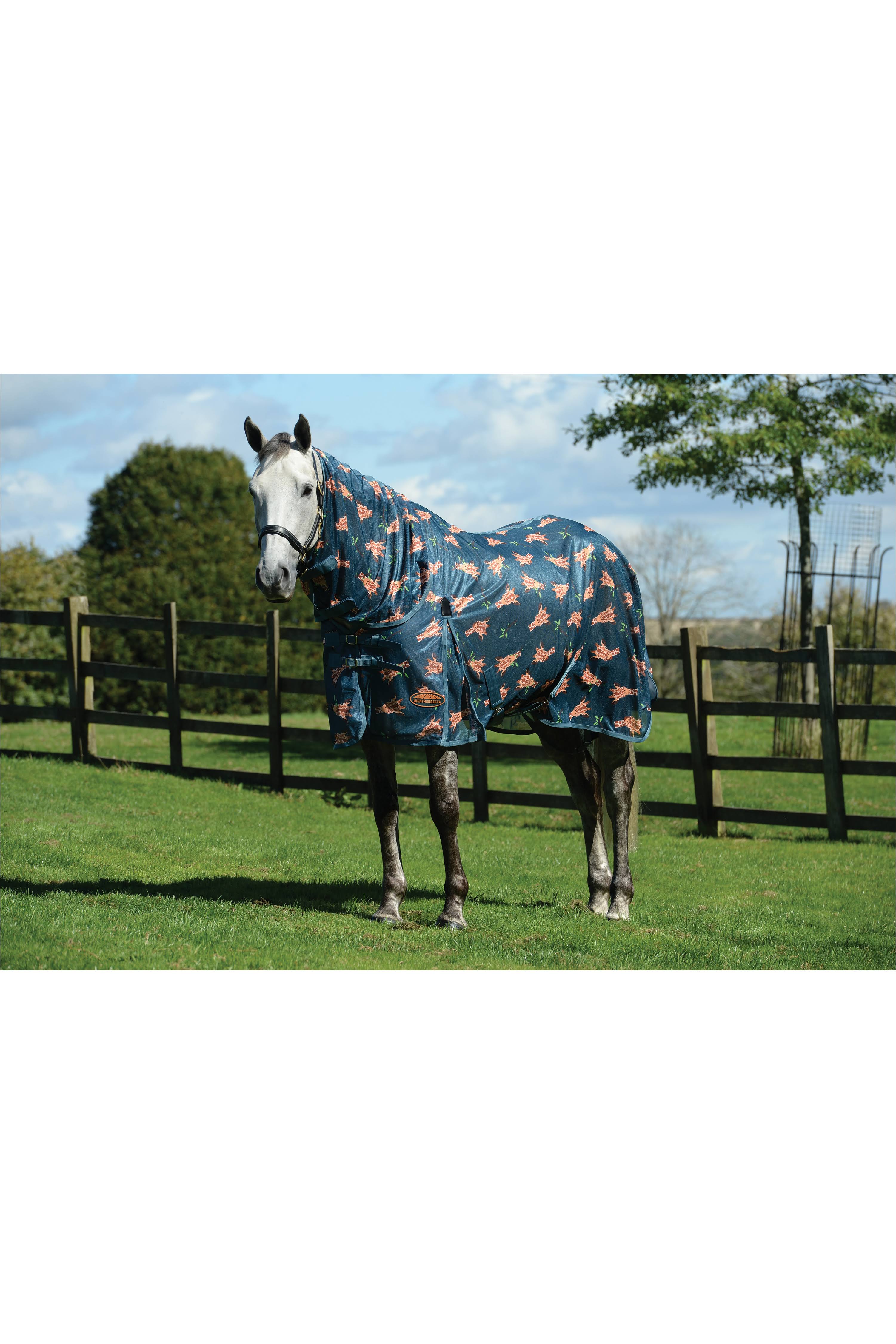 Weatherbeeta ComFiTec Essential Mesh II Combo Neck Giraffe Print AF_XTMTSKFV