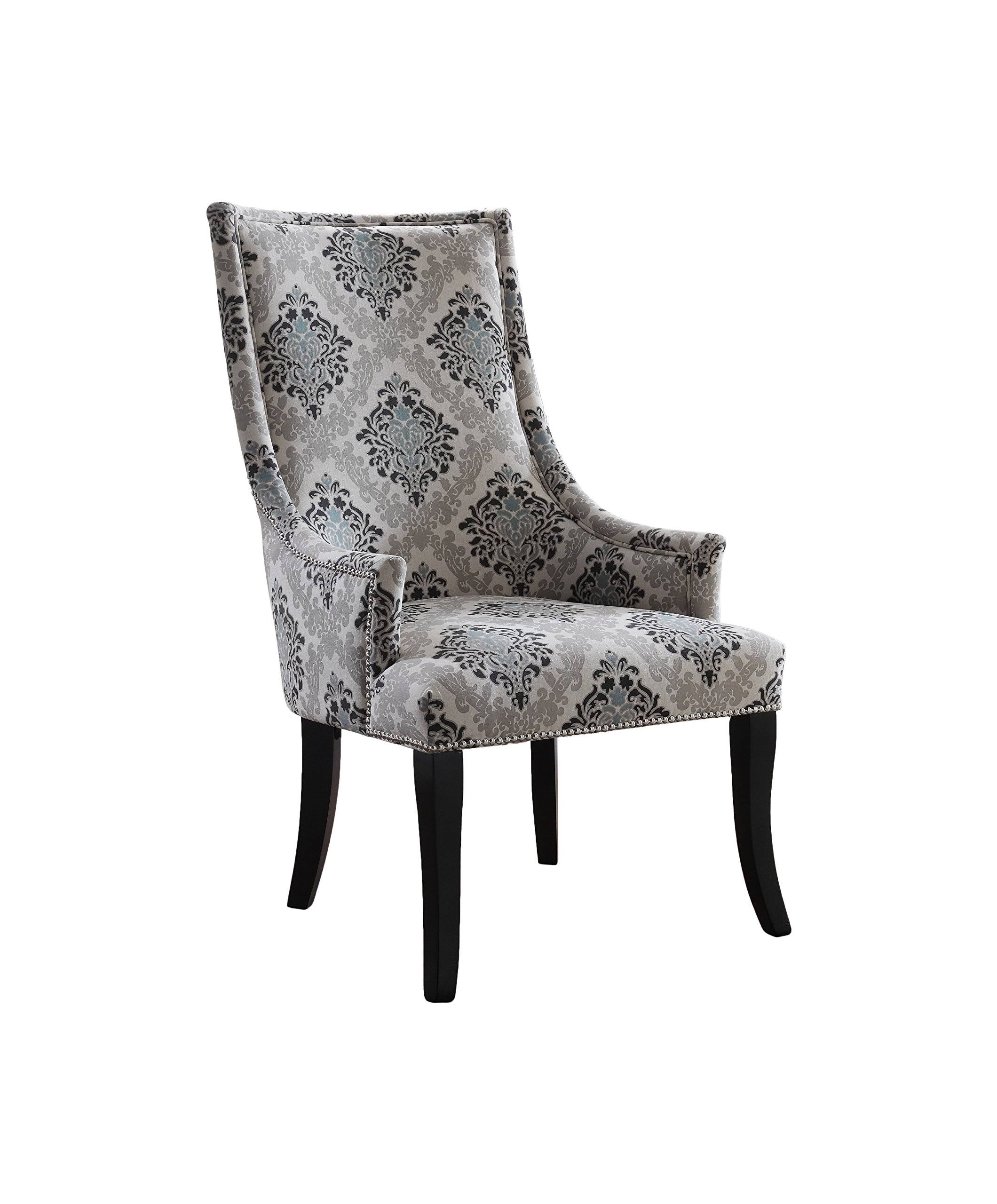 Adelmo Natural with Floral Pattern Living Room Accent Chair FO_E0J9FNWC