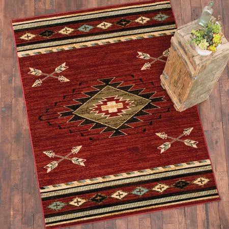 Diamond Arrow Red Rug -2 x 3 OK_NPMEPS5V