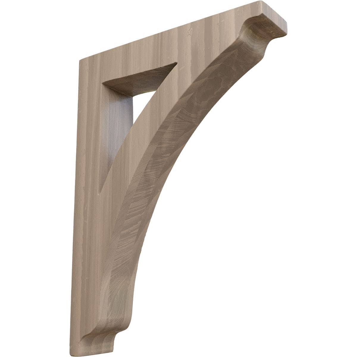 Ekena Millwork Medium Thorton Wood Bracket (Walnut) WJ_0HLOP1EE