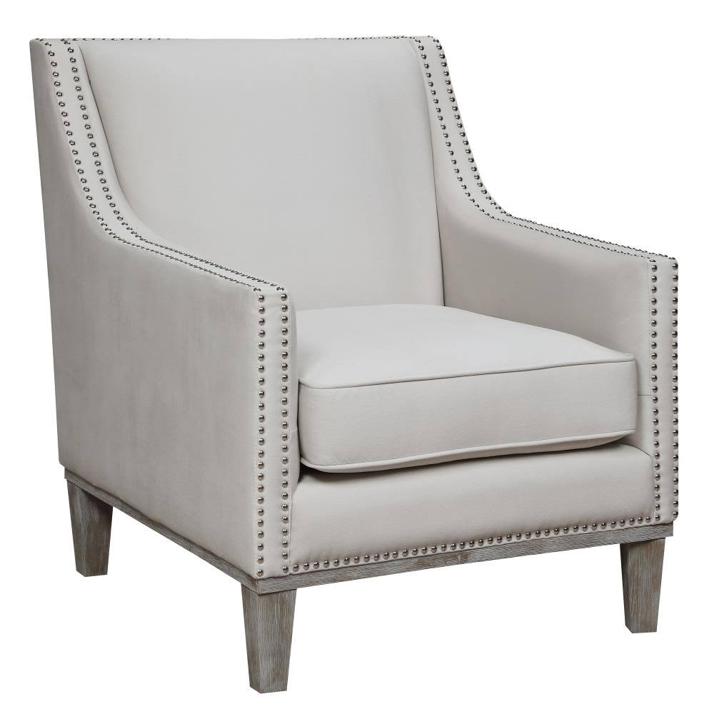 Picket House Furnishings Aster Accent Chair in Snow, White I3_DOMNTM9Y