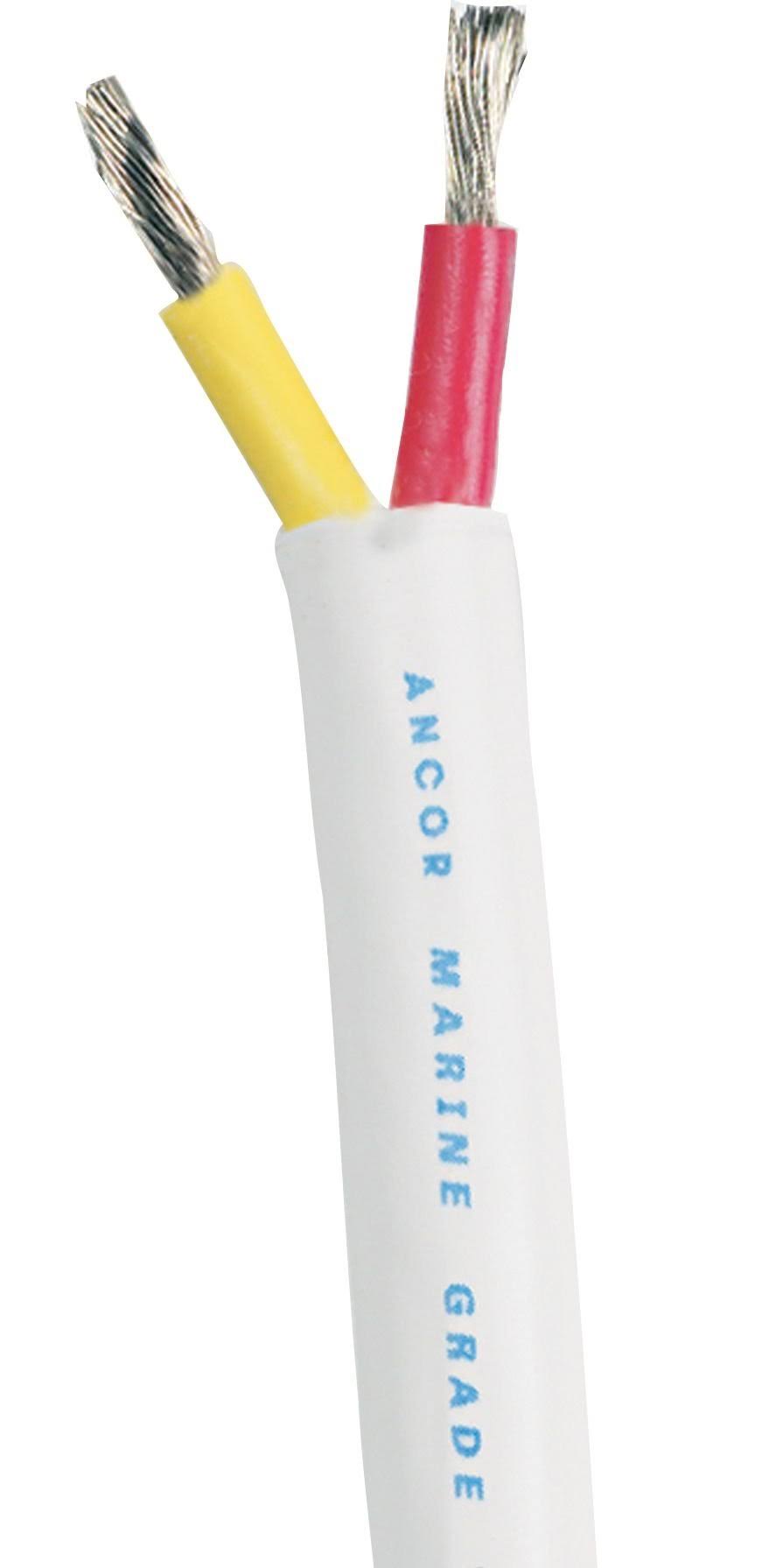 Ancor 126525 Safety 14/2 AWG 250' Red/Yellow Round Duplex Cable BX_MLJBG8FE