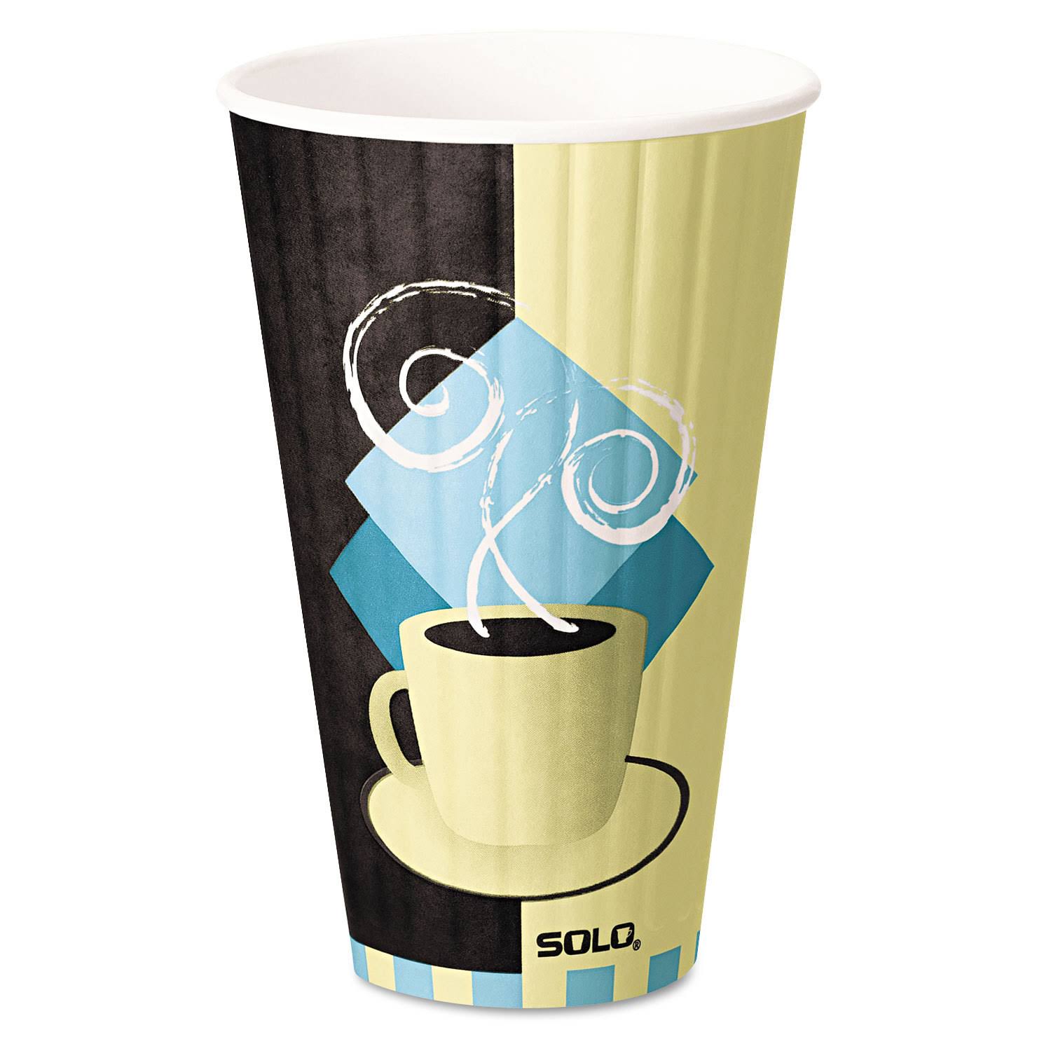 Duo Shield Hot Insulated 20oz Paper Cups, Beige, 350/Ct AZ_XWYIPSXH