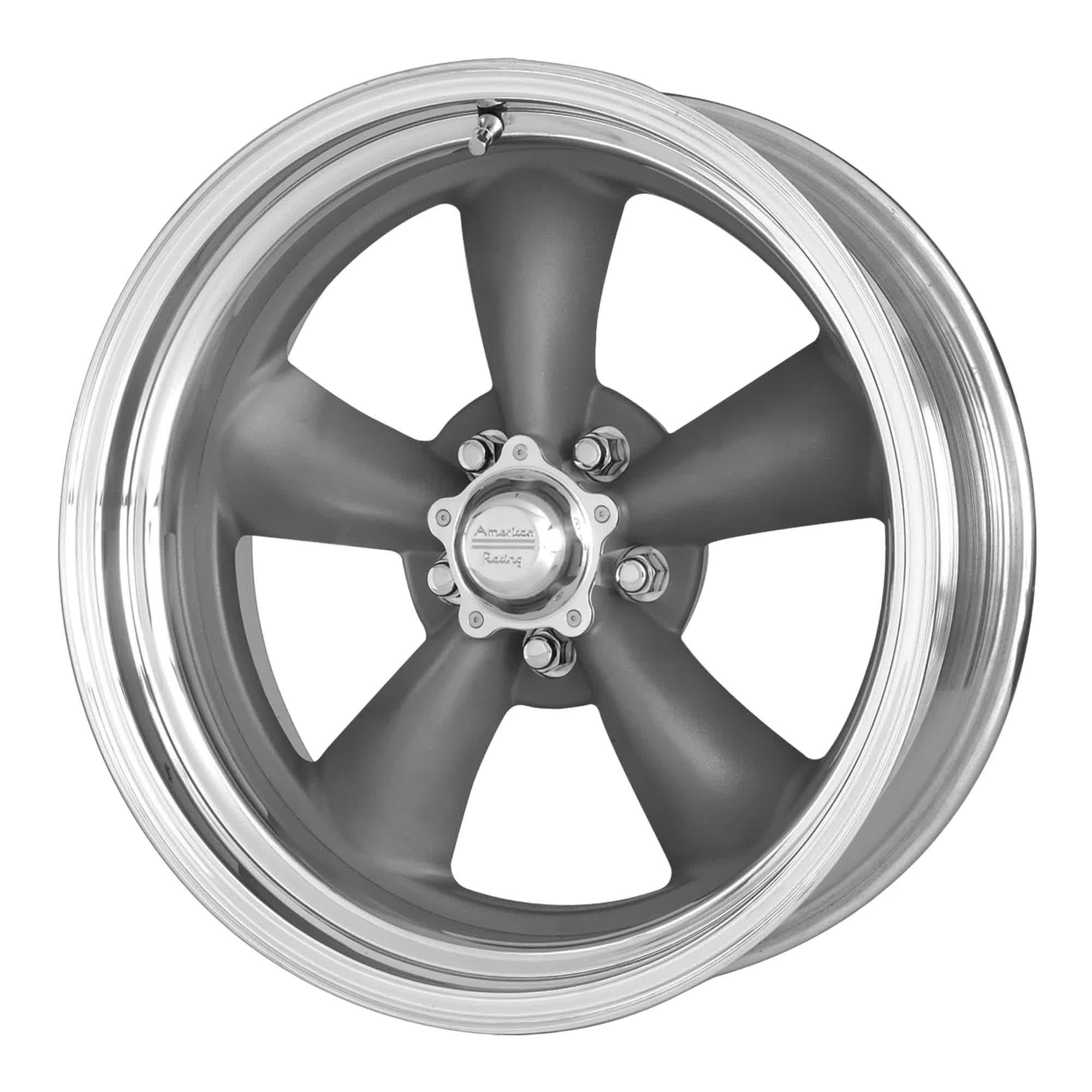 American Racing Classic Torq THRUST II One Piece 15x10 5x114.30 Gray (-44 mm) DA_RKKYEAI9