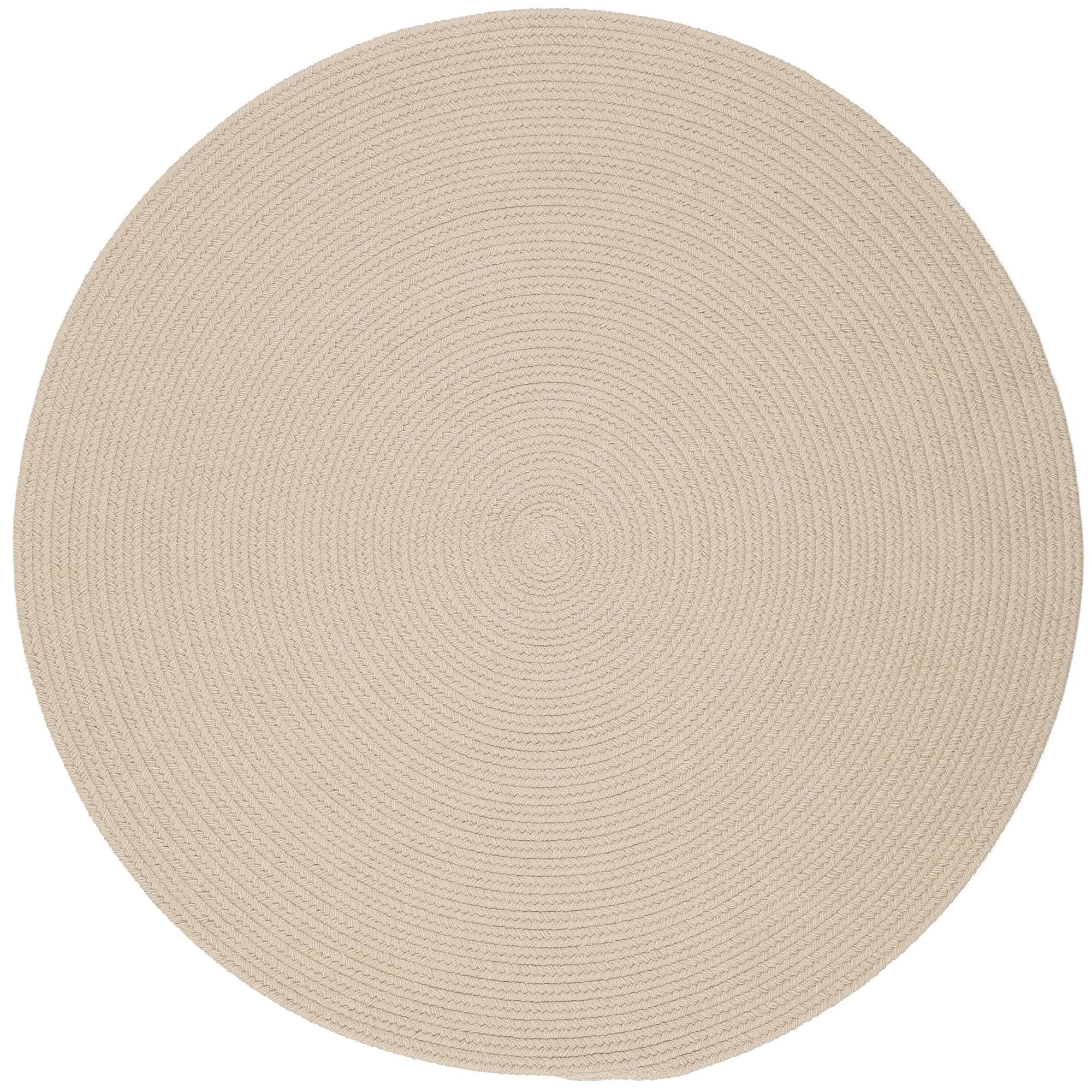 Rhody Rug S003R072X072 Solid 6' Round Rug Beige GK_1P120X4A