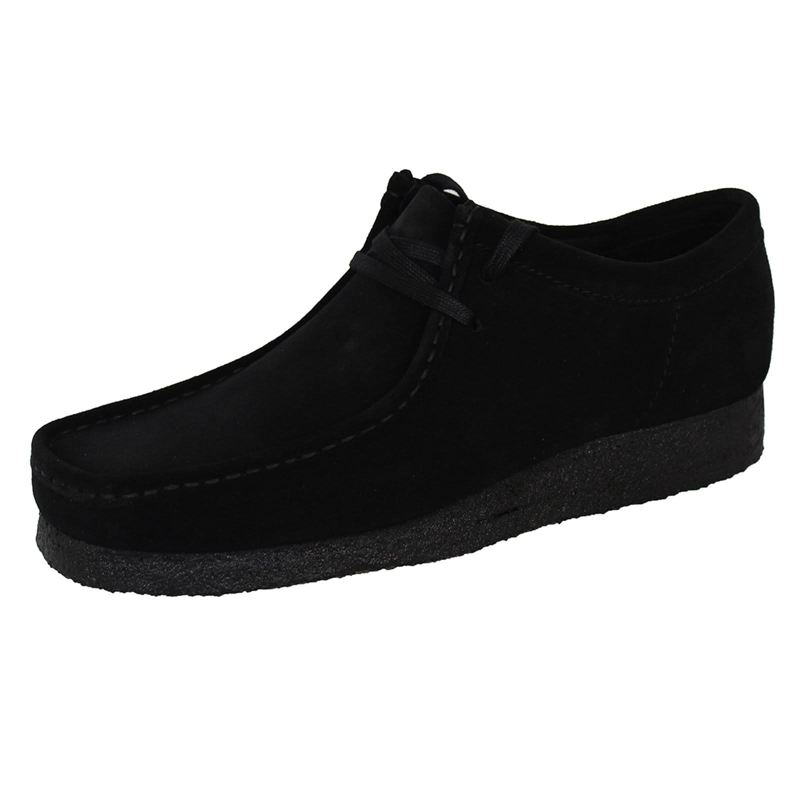 Clarks Originals Wallabee Black Suede FK_PRVHMECU