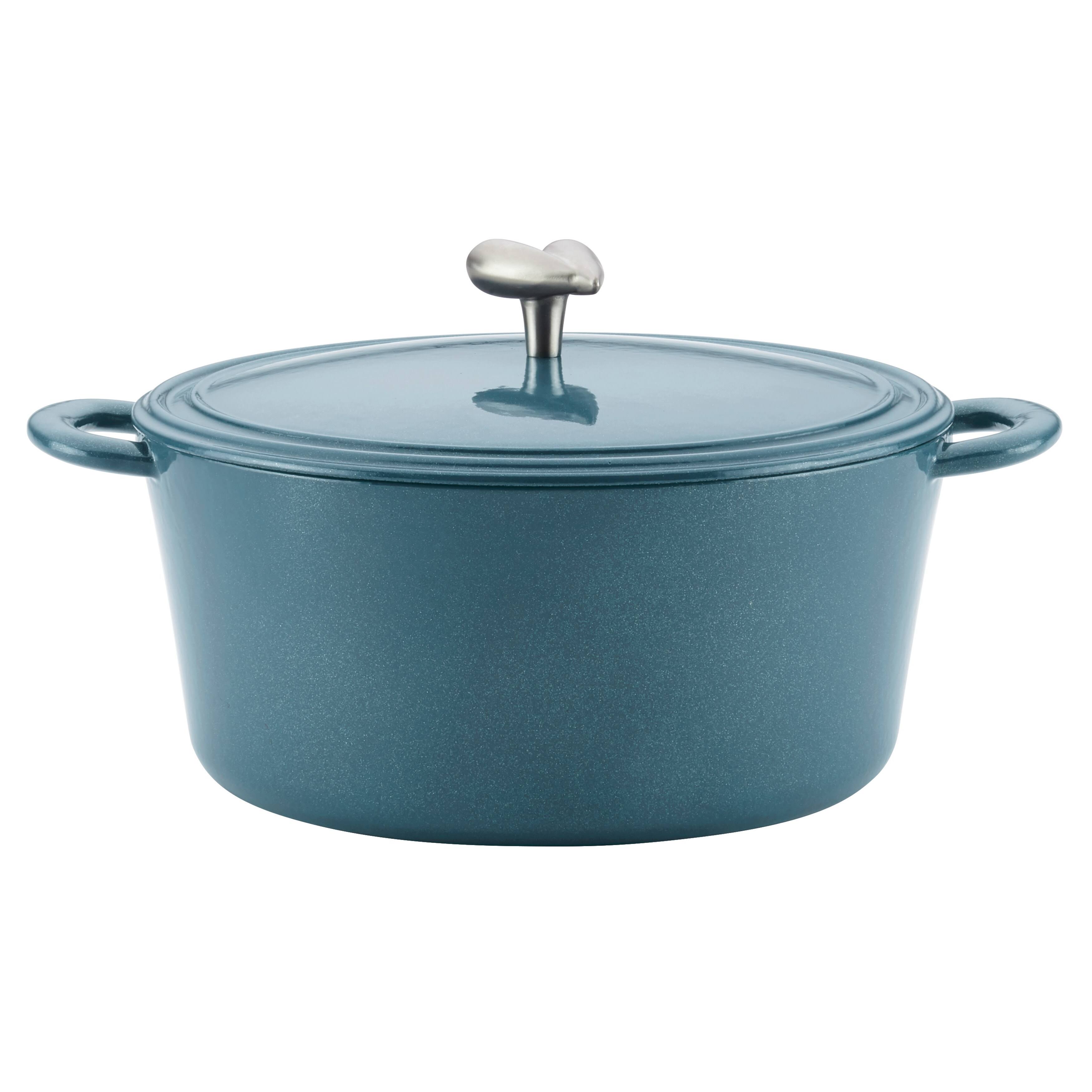 Ayesha Curry Cast Iron Enamel Covered 6qt. Dutch Oven Twilight Teal OS_P1RX3TH8