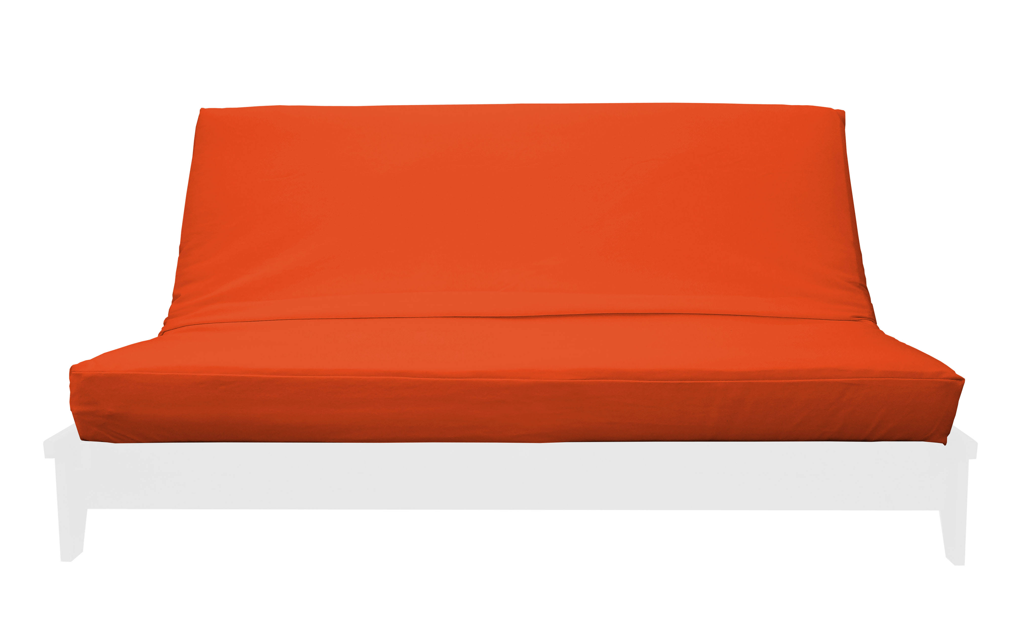 Premium Solid Orange Futon Cover by Prestige ET_KZEISARB