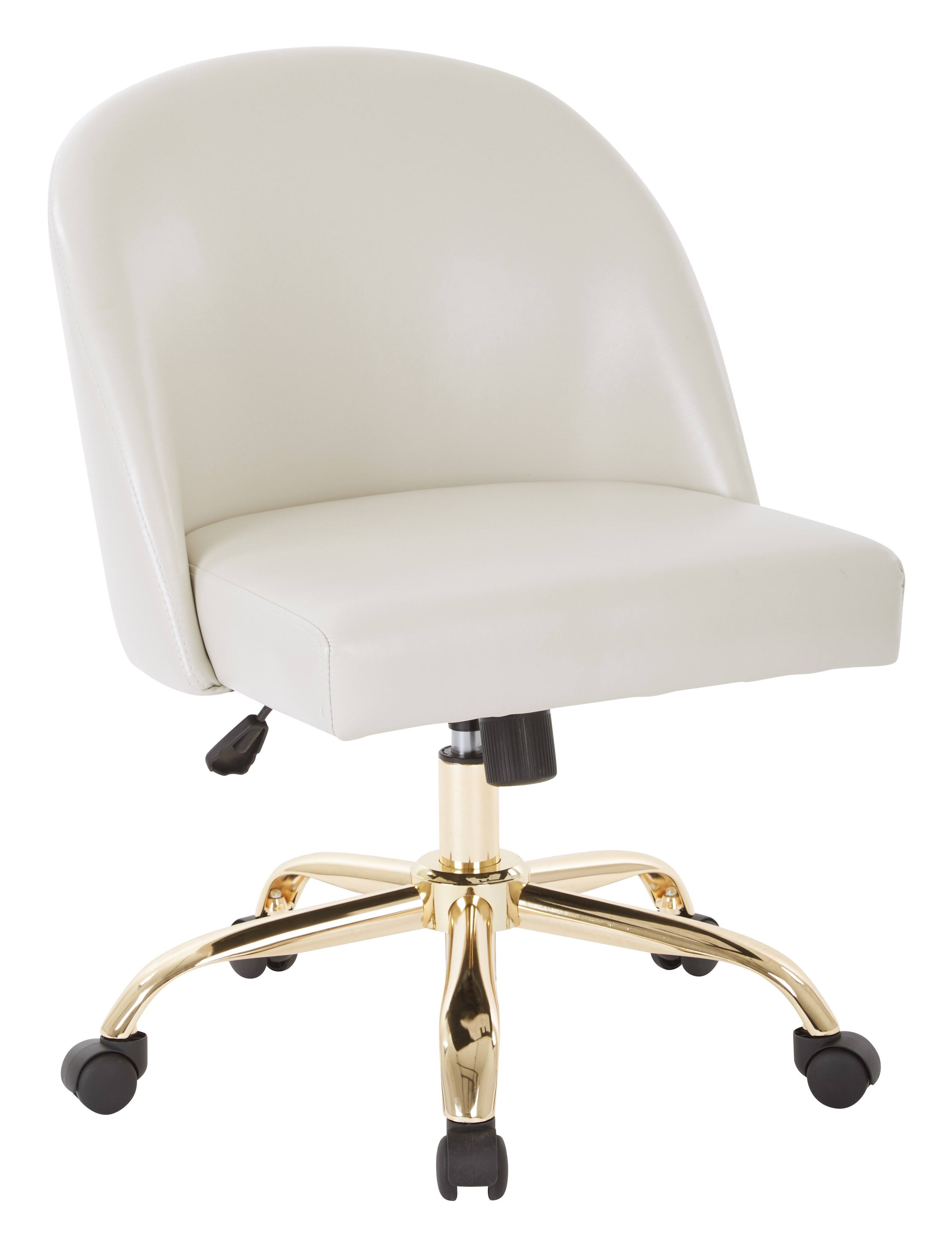 Office Star Ave Six Layton Mid Back Office Chair, Cream P7_XUMPVQAF