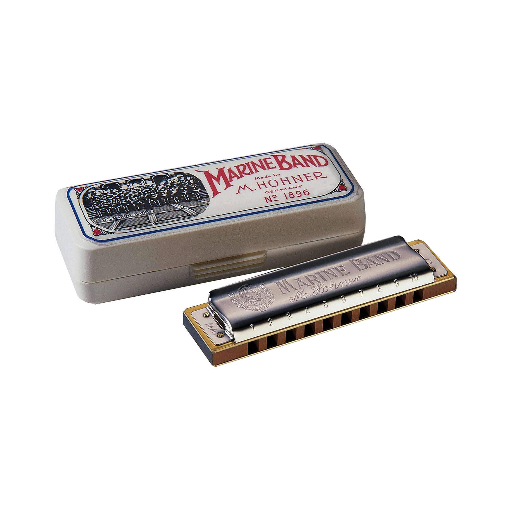 Hohner Harmonica - Marine Band - Key of C WJ_8OWJFWNU