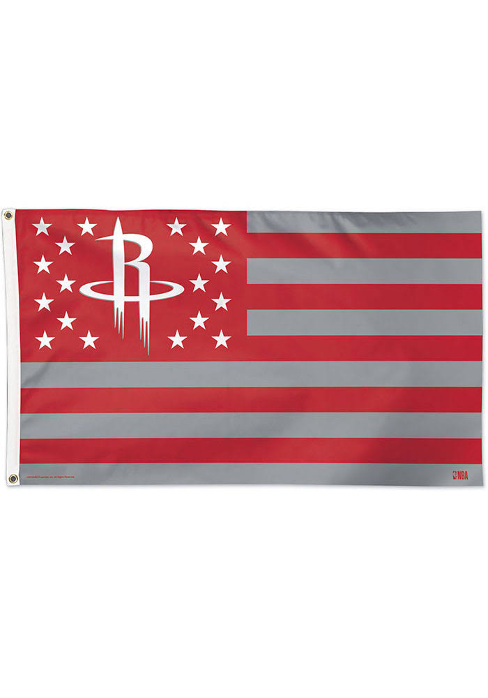 WinCraft Houston Rockets Deluxe NBA Grommet Flag KJ_PDWEIRNZ