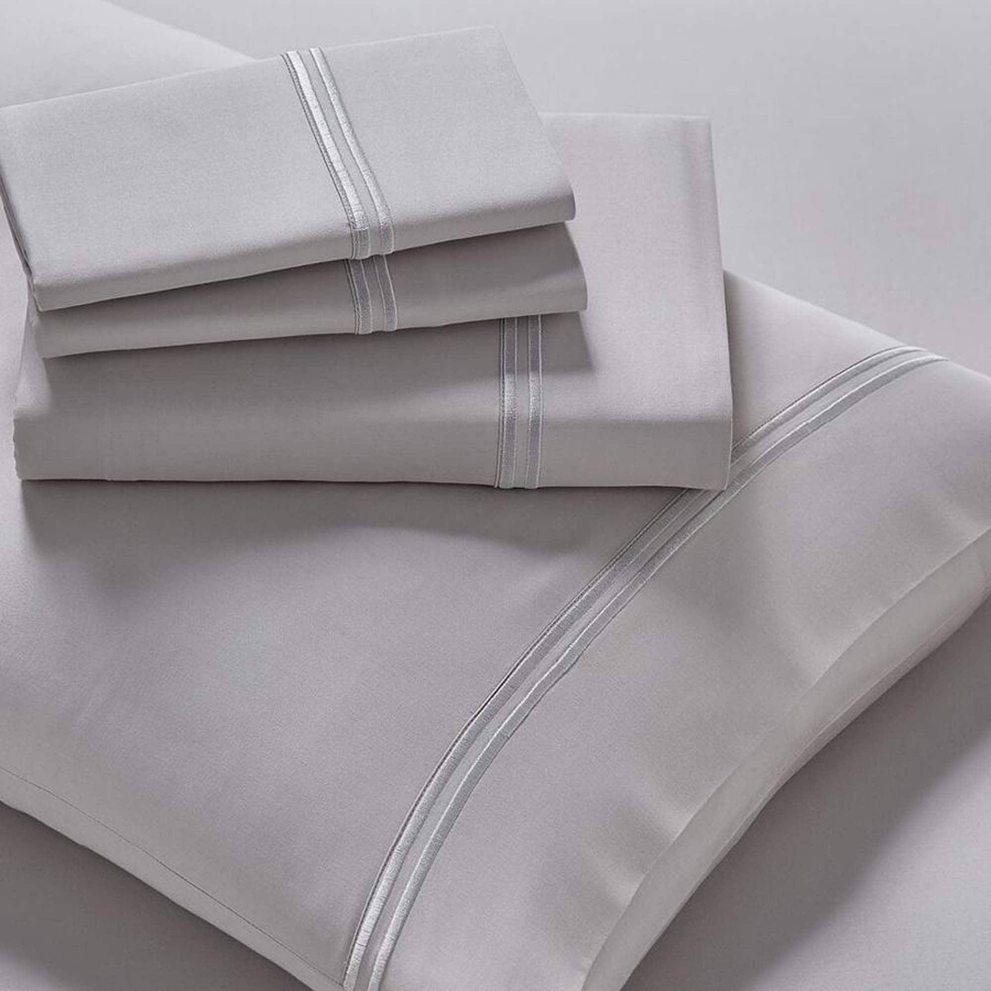 PureCare Premium Ultra Soft Bed Sheet Set Modal Long Staple Cotton - King - Dove Gray CM_FUFUUBIO