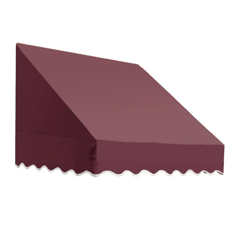 Awntech 5.38 ft. Wide San Francisco Window/Entry Awning (44 in. H x 36 in. D) Linen/White SF33-5TW OY_UNM41MWK