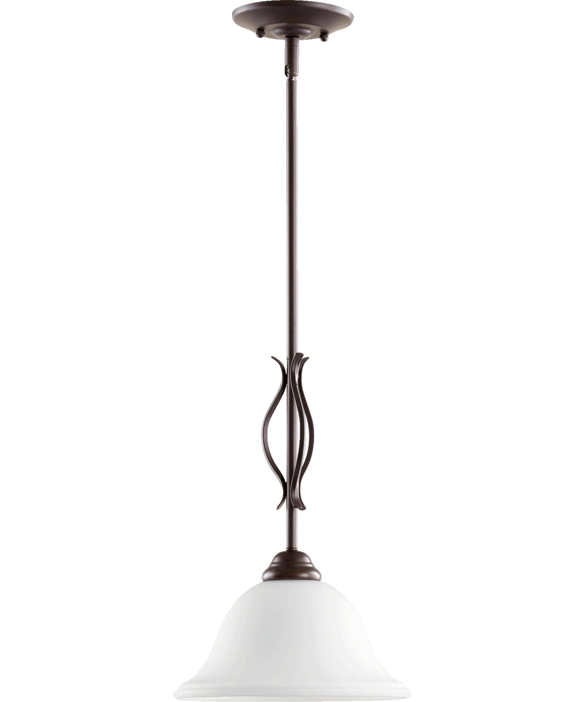 Quorum Spencer 1-Light Pendant Oiled Bronze 3110-186 QS_KCVWUYGW