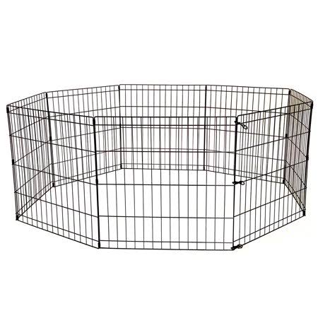 Bestpet 24-Black Tall Dog Playpen Crate Fence Pet Kennel Play Pen Exercise Cage -8 Panel XT_1CZ7BXHN