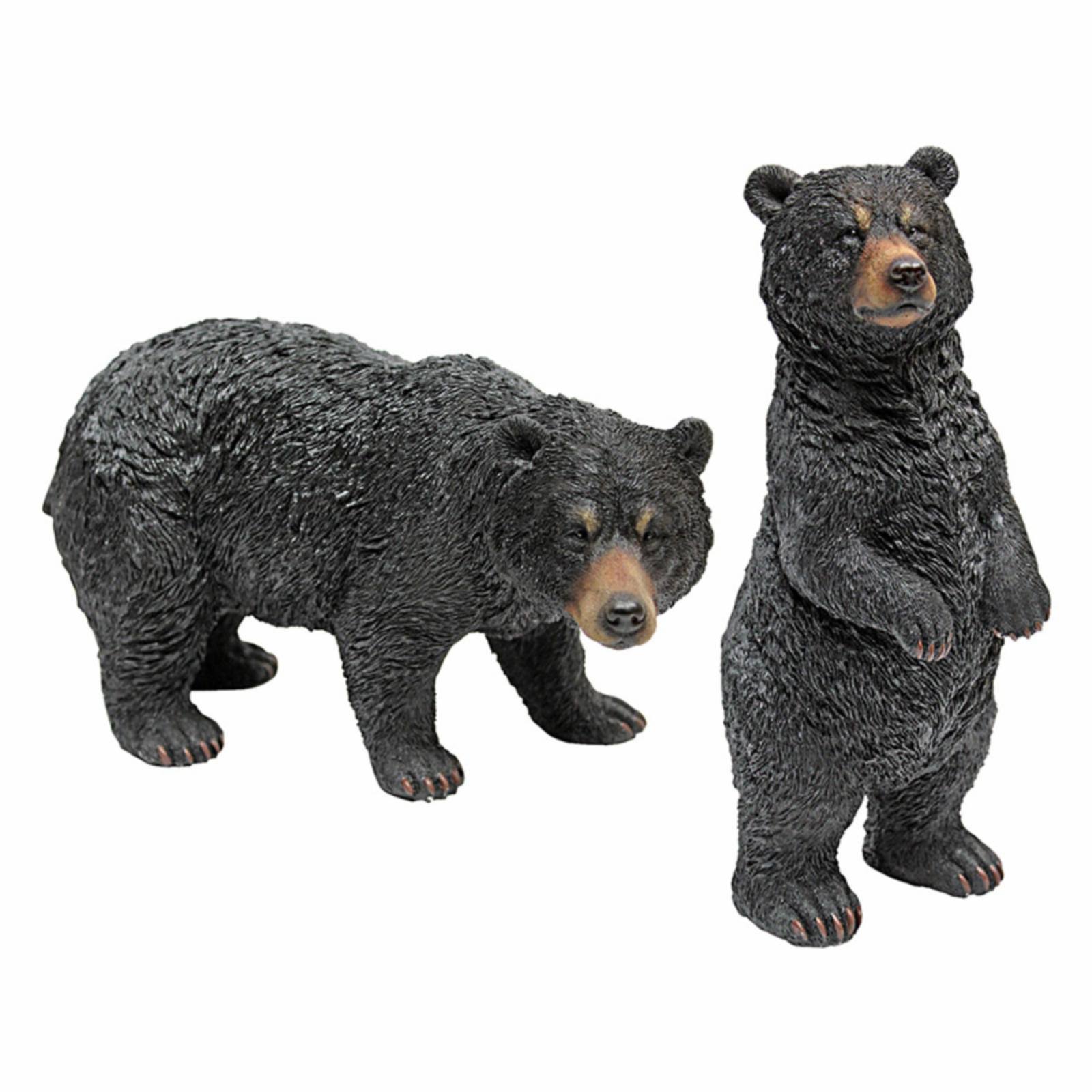 Design Toscano QM924217 Black Bear Statue: Set Y4_9FIX8TZA