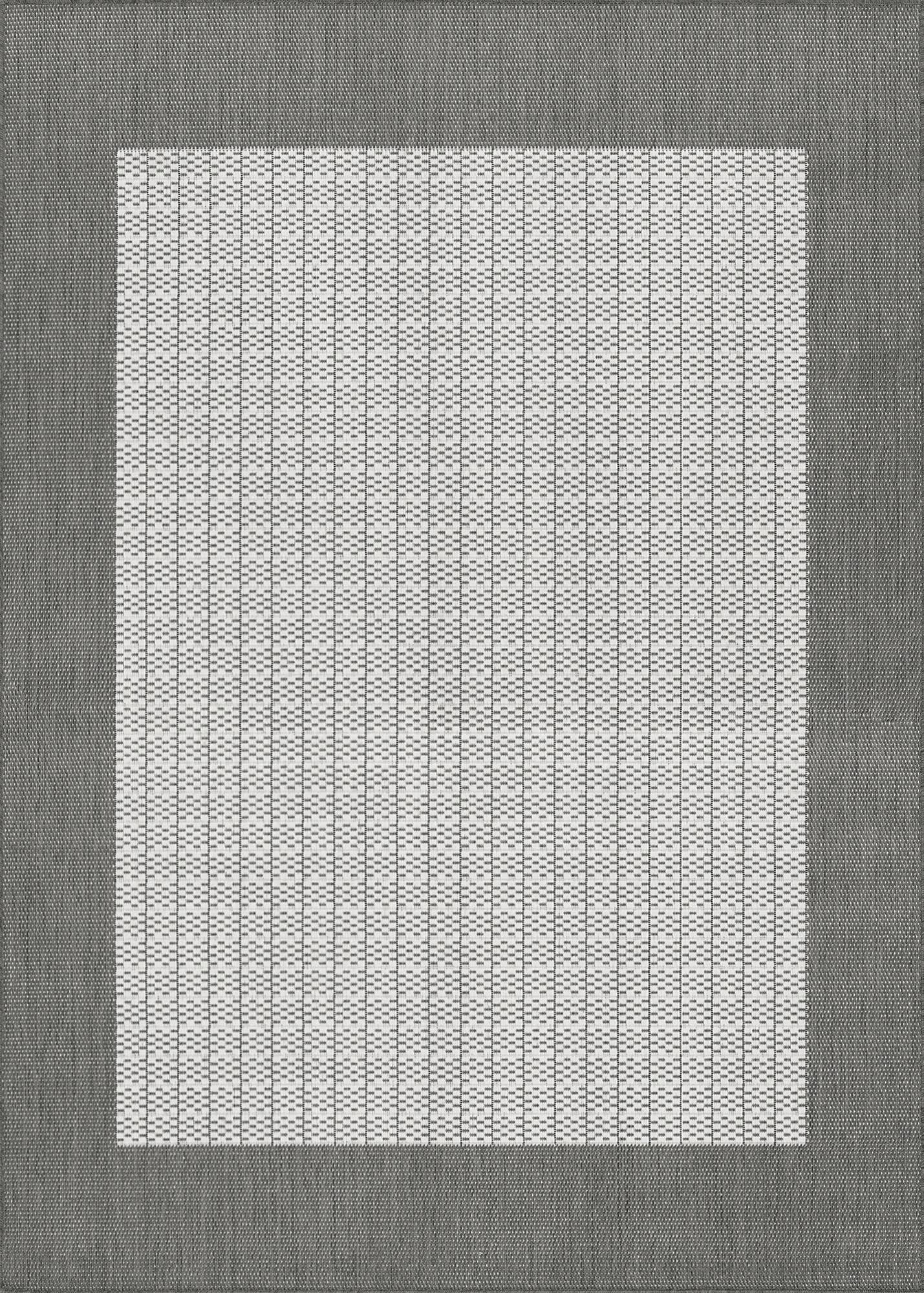 Couristan Recife Checkered Field Grey/White Area Rug - 7'6 V6_UU3XVAAX