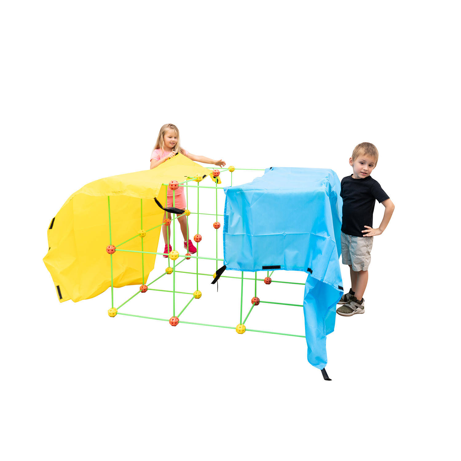 Funphix Orange Yellow Balls 154 with Bag and 4-Sheets YX_ZLAIOPS6