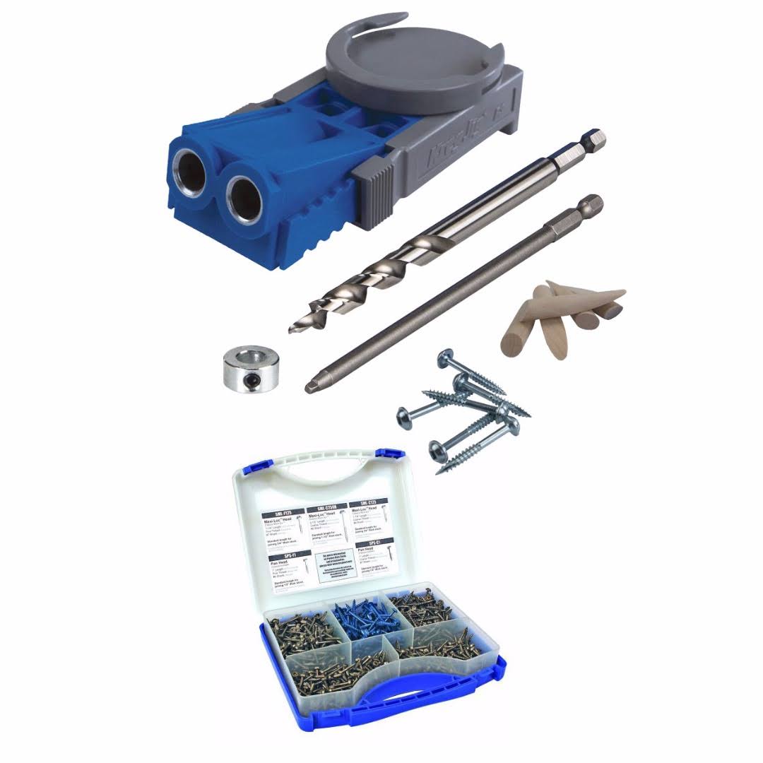 Kreg R3 Jr. Pocket Hole Jig System with SK03 Pocket-Hole Screw Kit FY_QWLKNFRI