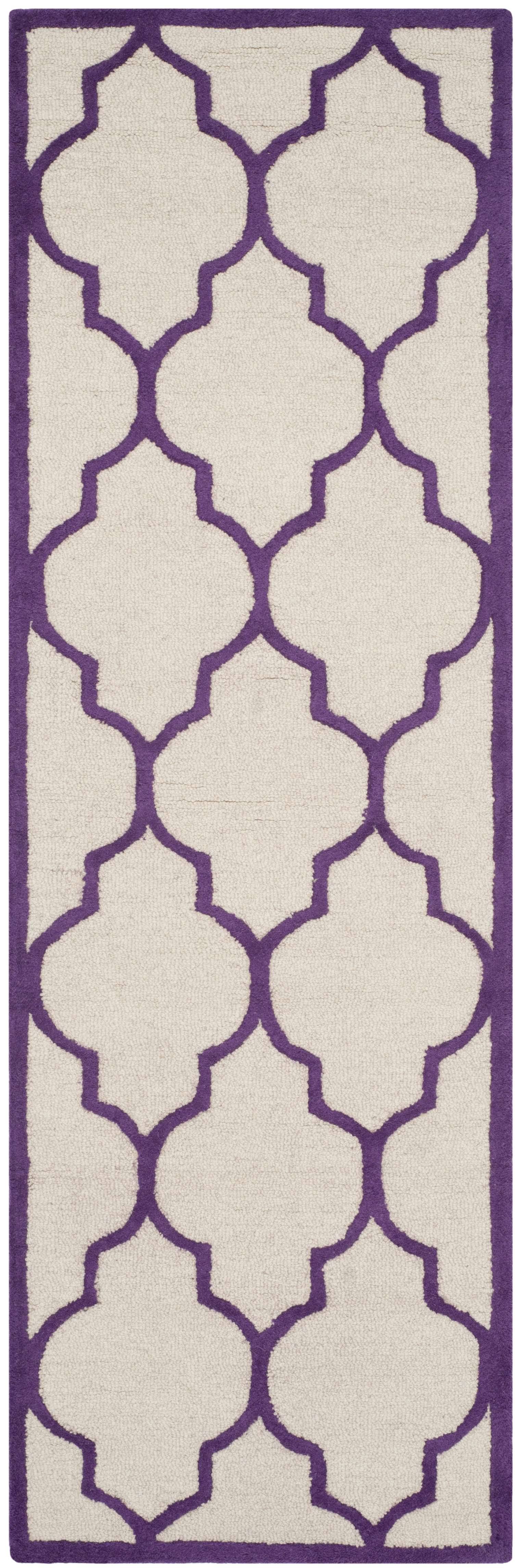 Safavieh Cambridge Ivory Purple 2'-6 49_LF6SHZU0