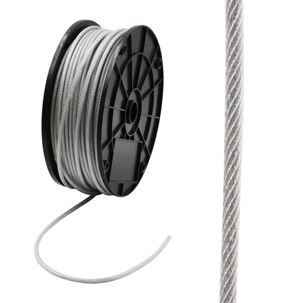 Everbilt 3/16 in. x 250 ft. Galvanized Steel Uncoated Wire Rope, Metallics VI_LUQBXJIT