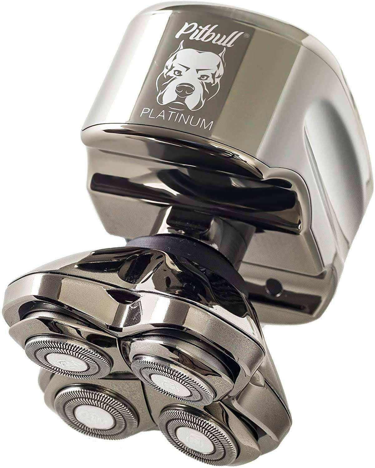 Skull Shaver Pitbull Platinum Pro Electric Razor Wet Dry 4 Head 4D Cordless Y5_YGGN6MSU