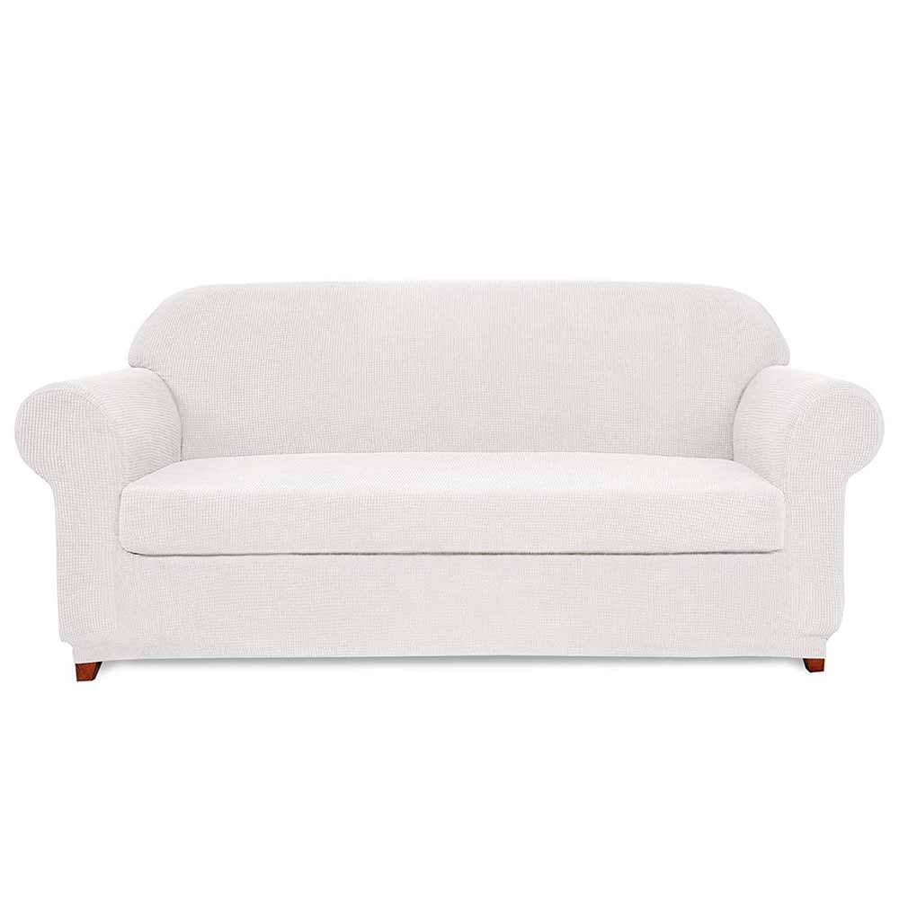 Arnold Plaid Stretch Sofa Slipcover - X-Large / Offwhite Plaid CI_GWZRYYBZ