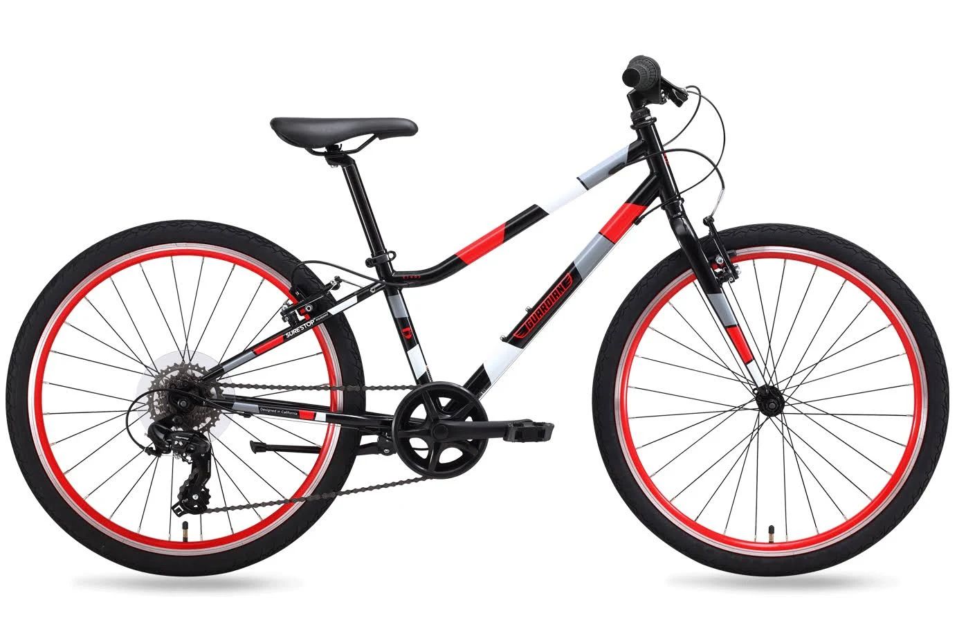 Guardian Bikes - 24 inch Ethos 7-Speed Kids Bikes - Black/Blue/Green 1E_8JITLKQ8