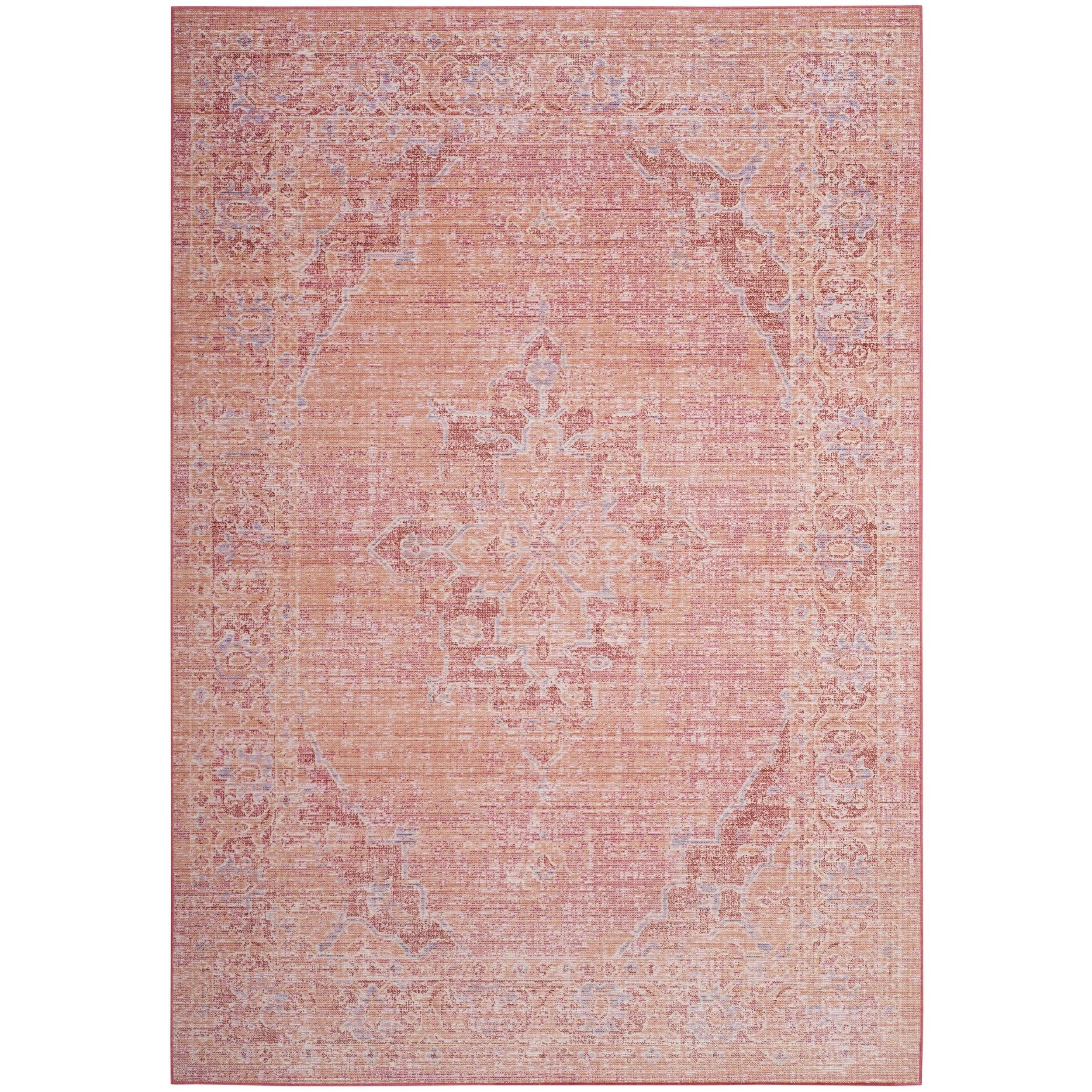 Safavieh WDS321B Windsor Orange / Fuchsia Area Rug - 4' x 6' JB_XBKYPQSA