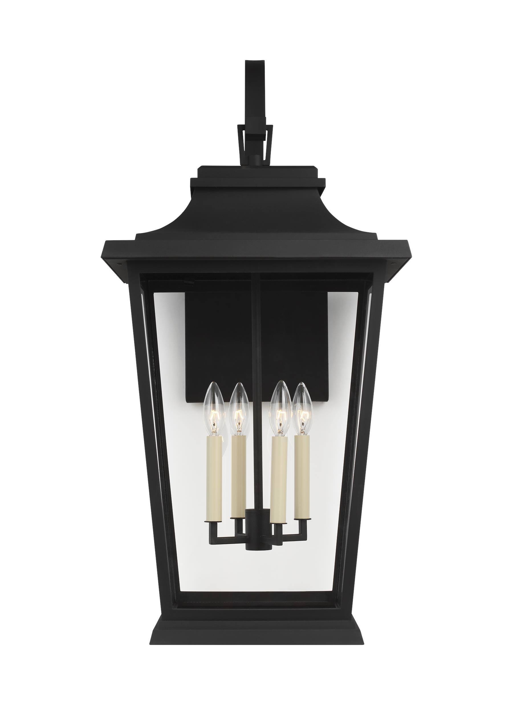 Feiss OL15404TXB Warren Textured Black 4-Light Outdoor Wall Lantern LF_QUBOCHMT