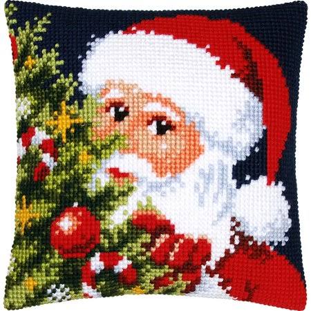Vervaco Santa Clause Pillow Needlepoint Kit TD_54P4PV6V