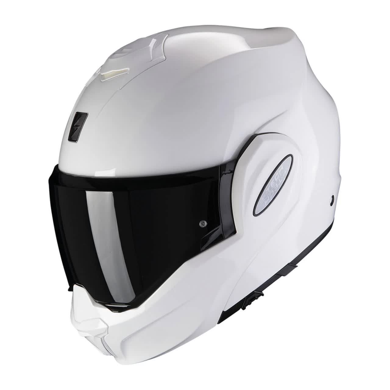 Scorpion Exo-Tech Solid, Modular Helmet - White - S C8_95AZA3RI