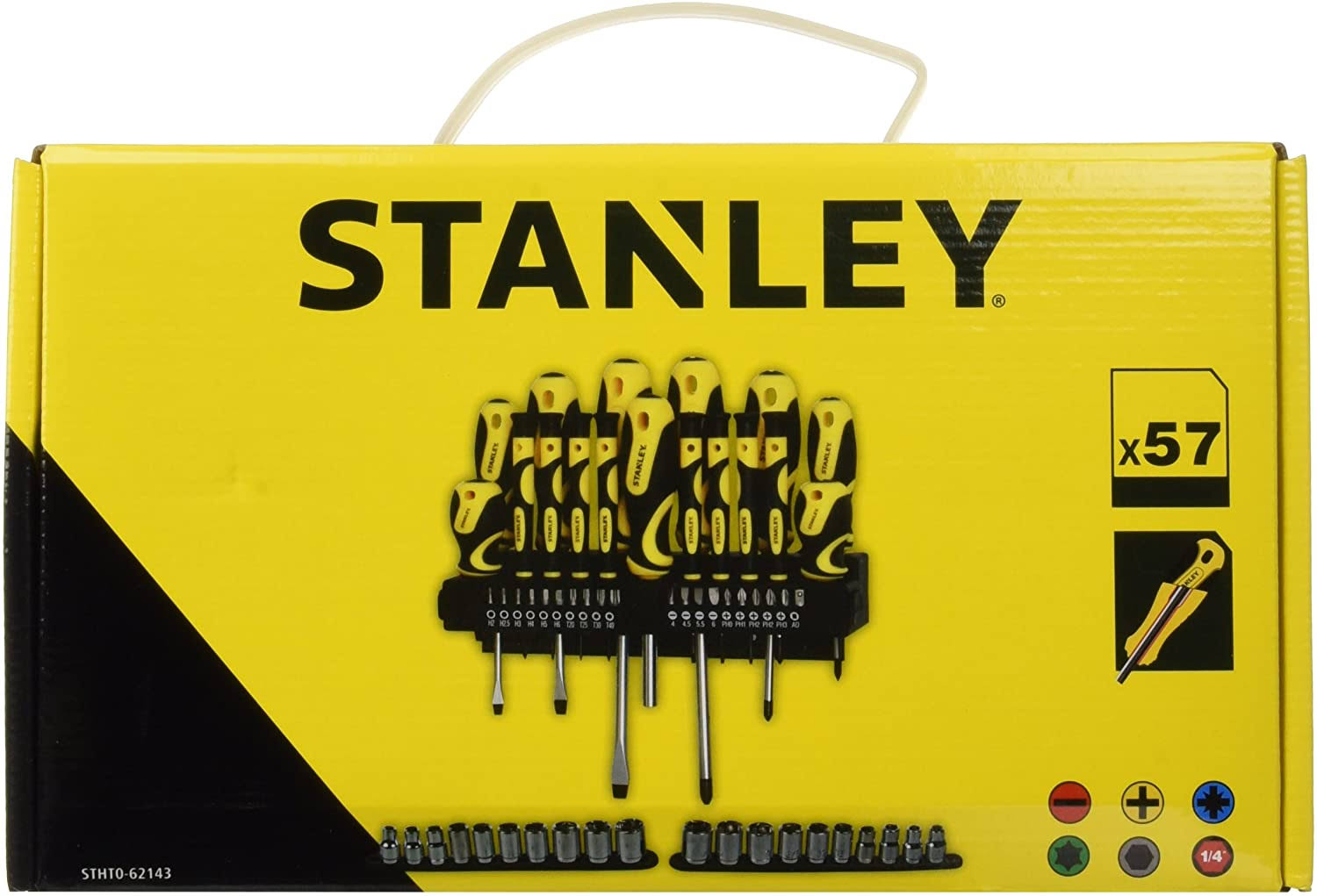 Stanley - 57 Pcs. Screwdriver Set UV_ENJLKLWE