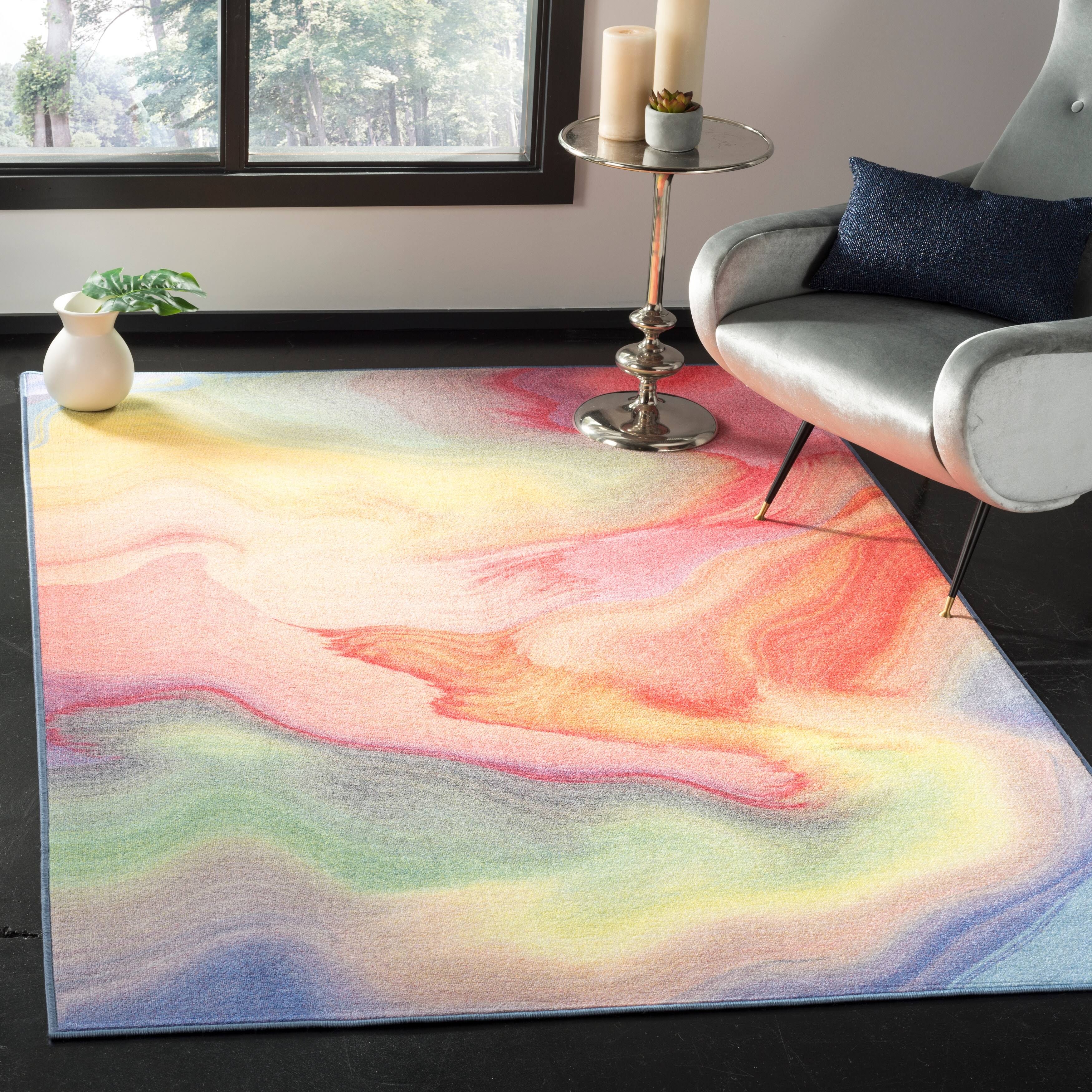 Safavieh Paint Brush Unelma Modern Abstract Rug - 6'7 0M_EZZE6WLJ