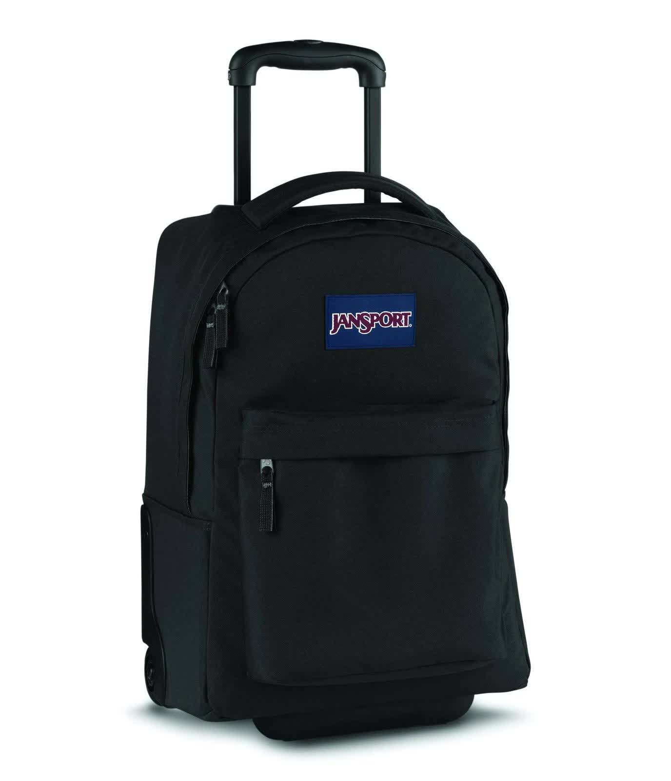 JanSport Wheeled Superbreak Backpack - Black MS_BG5Q46ZW