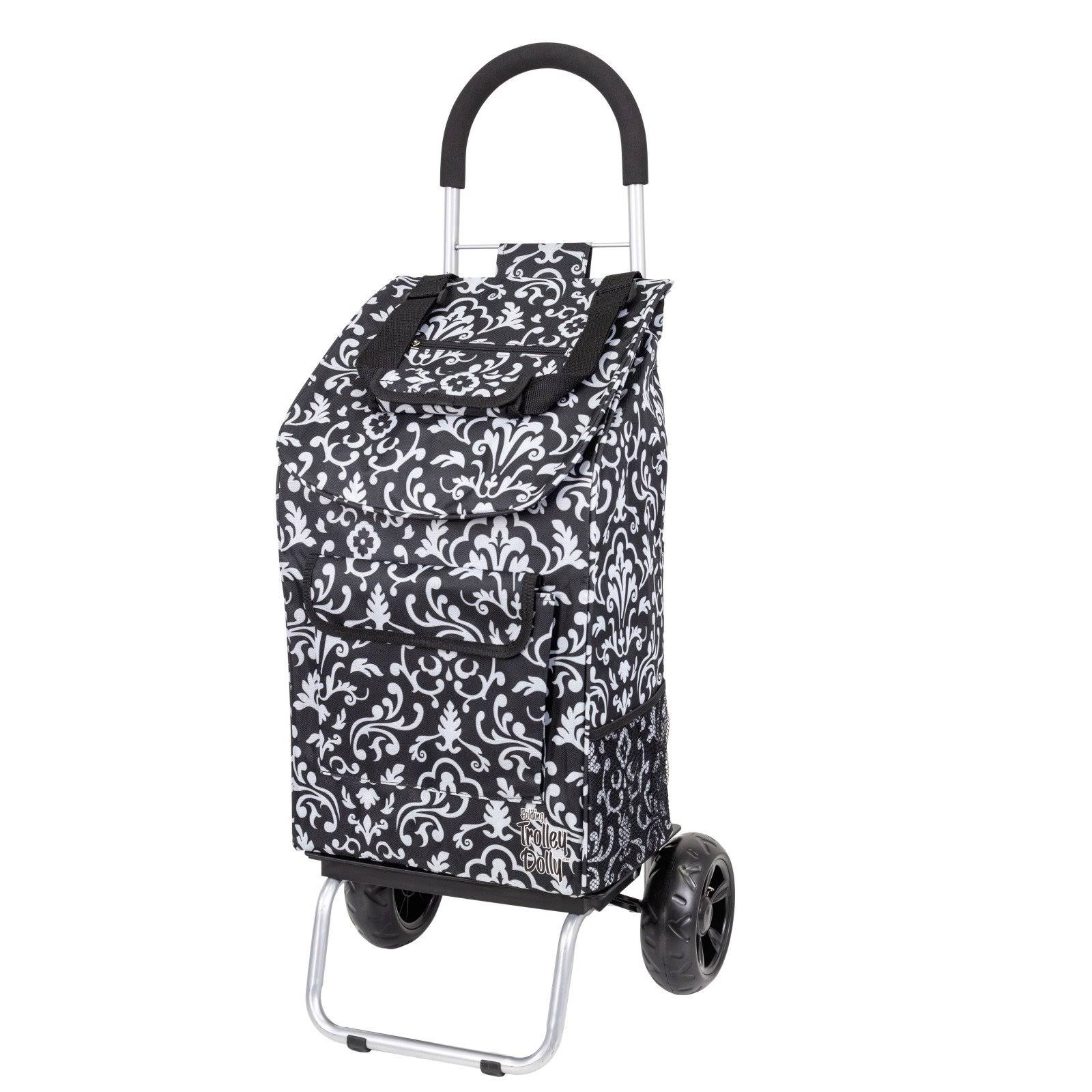 Dbest Products Trolley Dolly, Shopping Grocery Foldable Cart Floral BN_LPZBFUVB