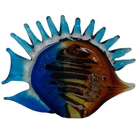 Bay Isle Home Phillips Glass Fish Figurine WX_LLQHIQQK