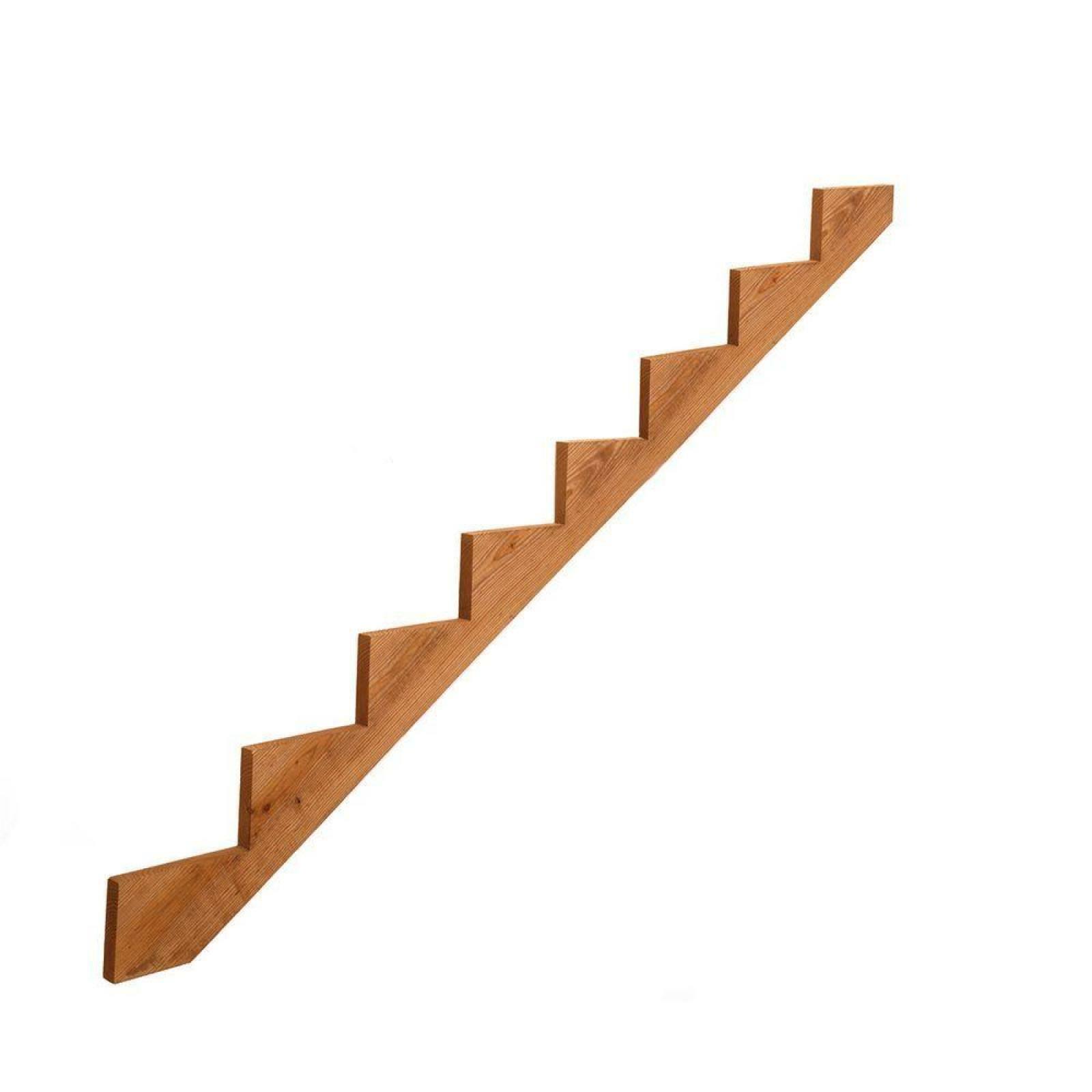 8-Step Pressure-Treated Cedar-Tone Stair Stringer KK_UDKDEUFA