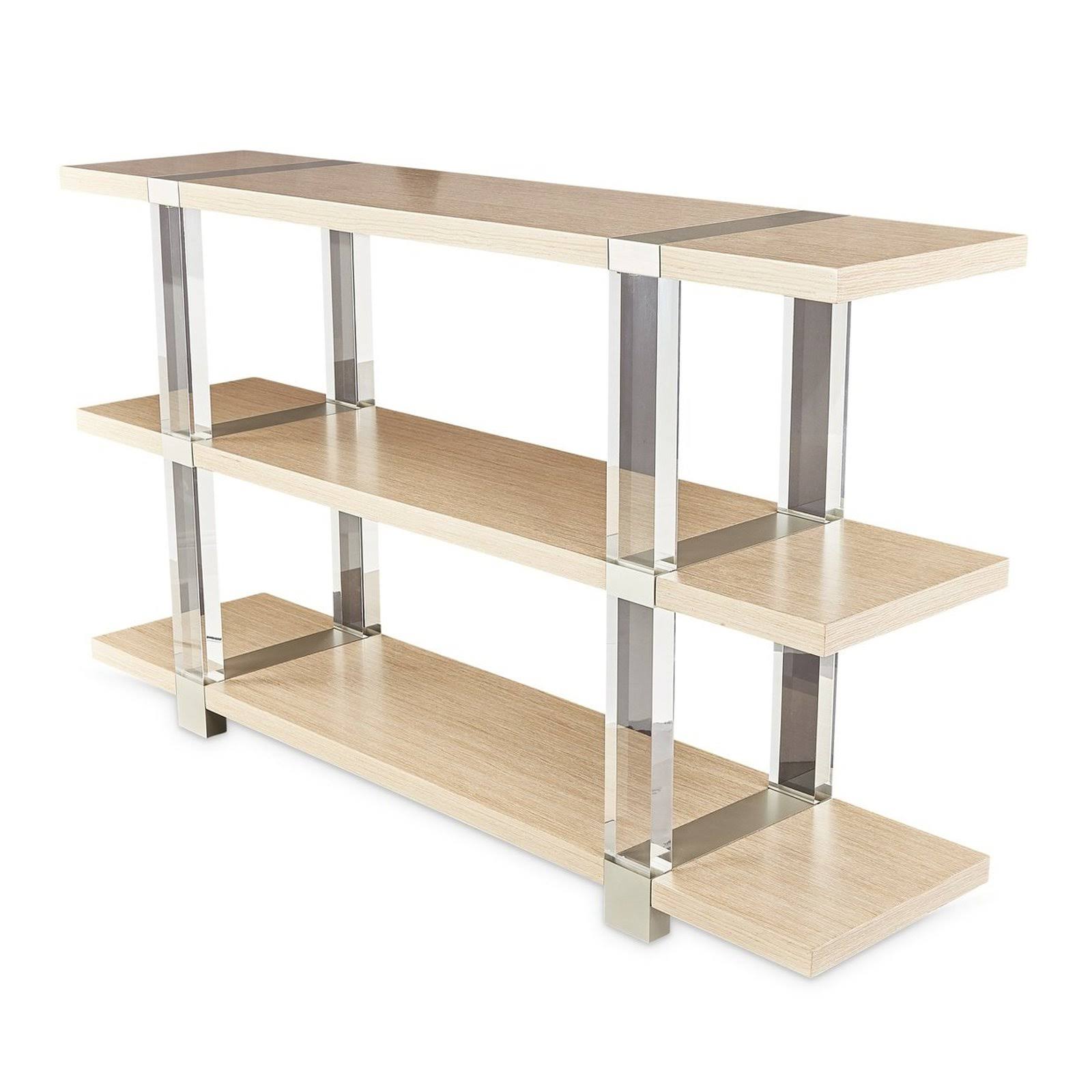 AICO Amini Laguna Ridge Console Table in Washed Oak ME_DS5TOEJV