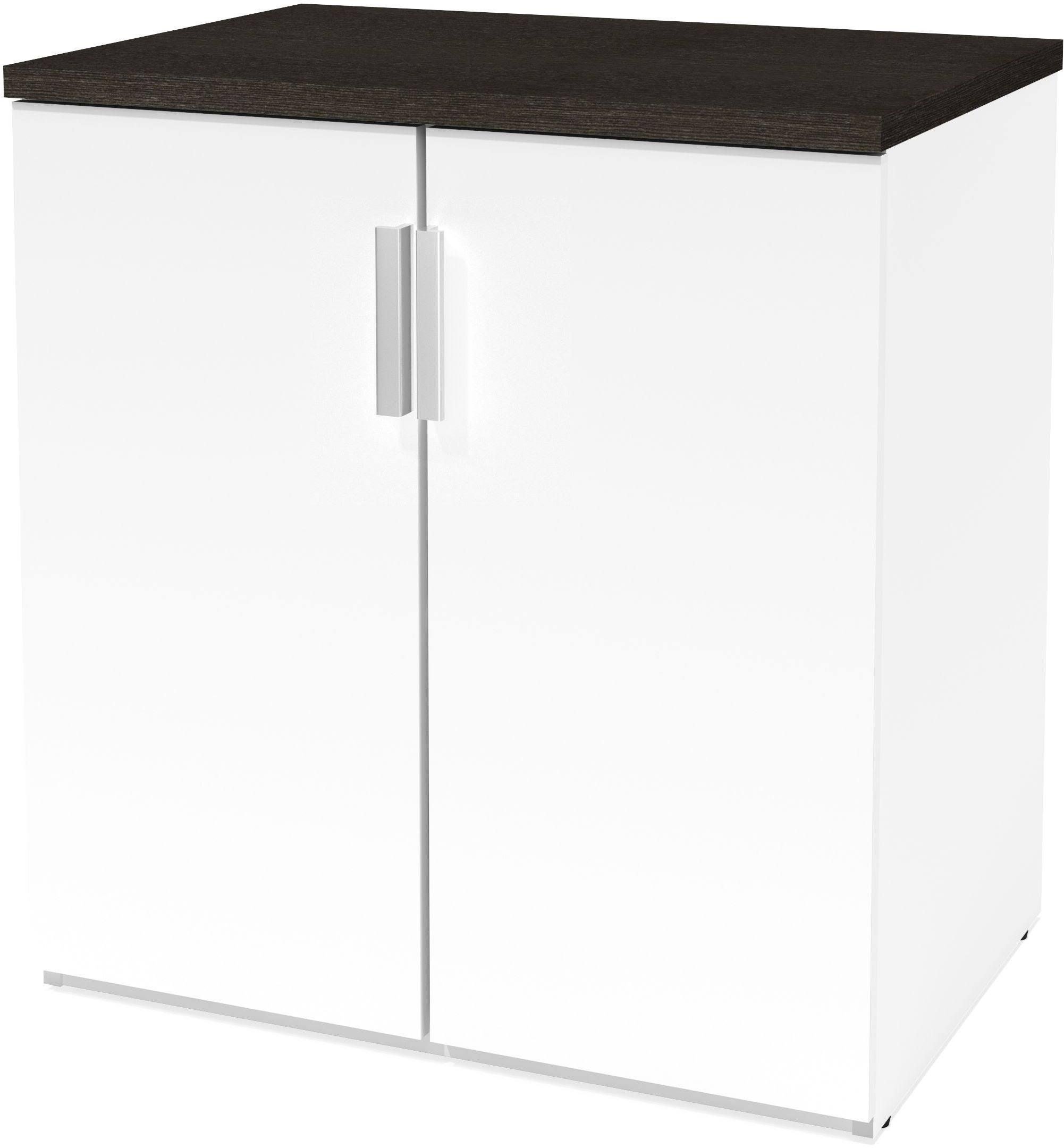 Bestar 110160-1117 Pro-Concept Plus 2-Door Storage Unit, White/Deep Grey IB_FR7CZAJI