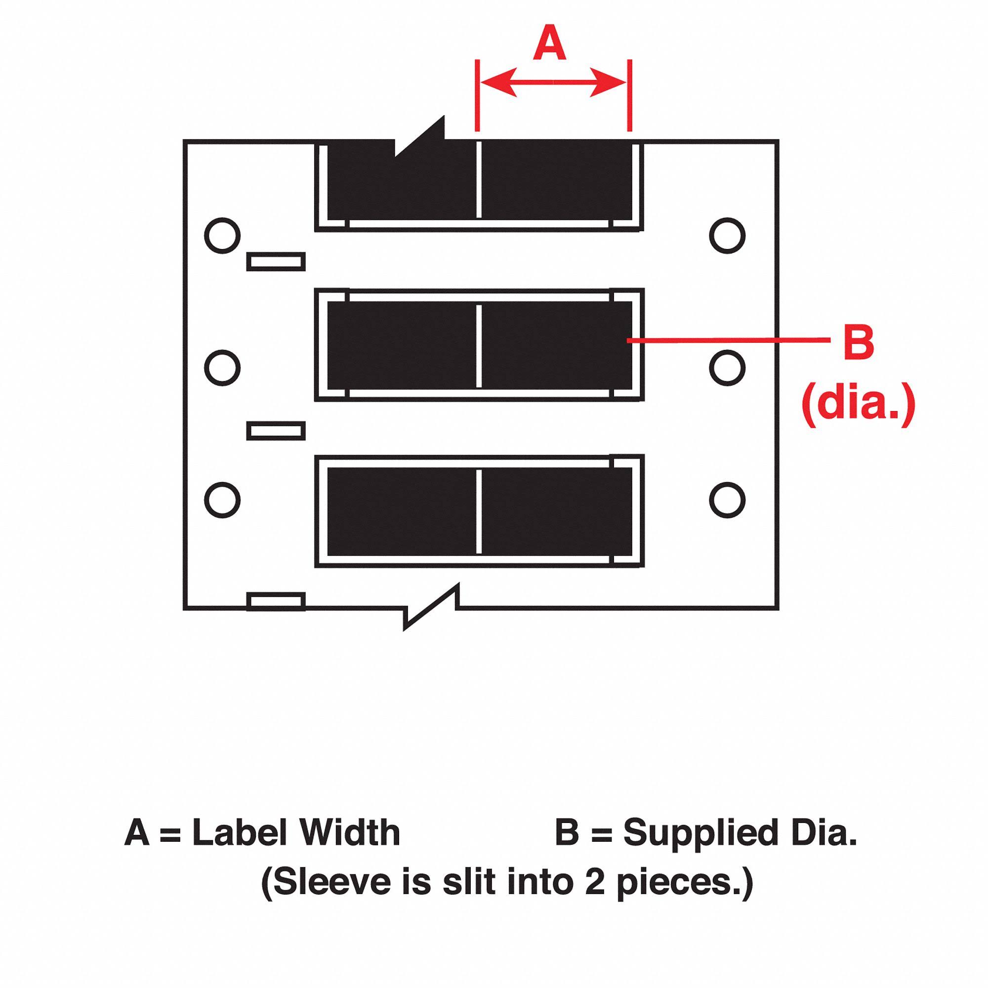 Brady, 3FR-750-2-BK-S-2, Resistant Wire Marking Sleeve 5F_MIPWL392