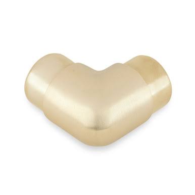 KegWorks Flush Elbow Fitting 90 Degree - Satin Brushed Brass - 1.5 FJ_VQNK7PWY