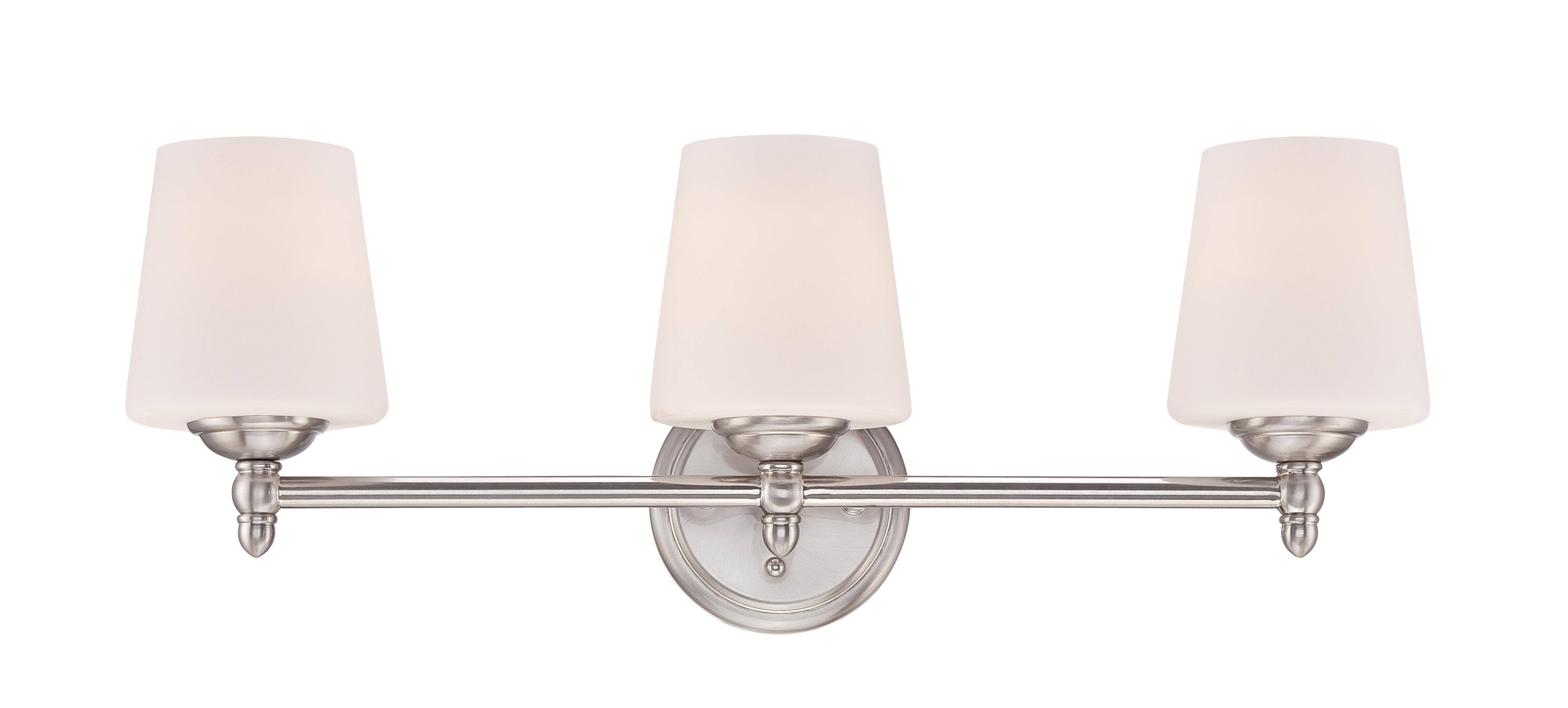 Designers Fountain 15006-3B-35 Brushed Nickel Darcy 3 Light Bath Bar XI_CFQ7LQIG