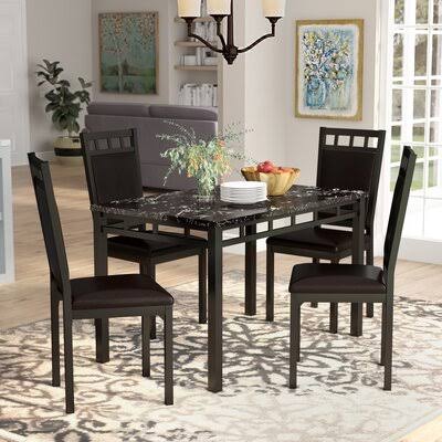 Bernice 5 Piece Dining Set Andover Mills GH_UGQMSZKQ
