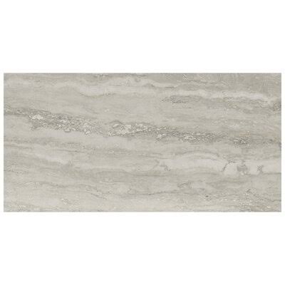 Ivy Hill Tile Sample - Essential Travertine in. Matte Porcelain Floor and Wall Tile (11.62 Sq. ft. / CASE) Color Gray KO_IZQRMDWF