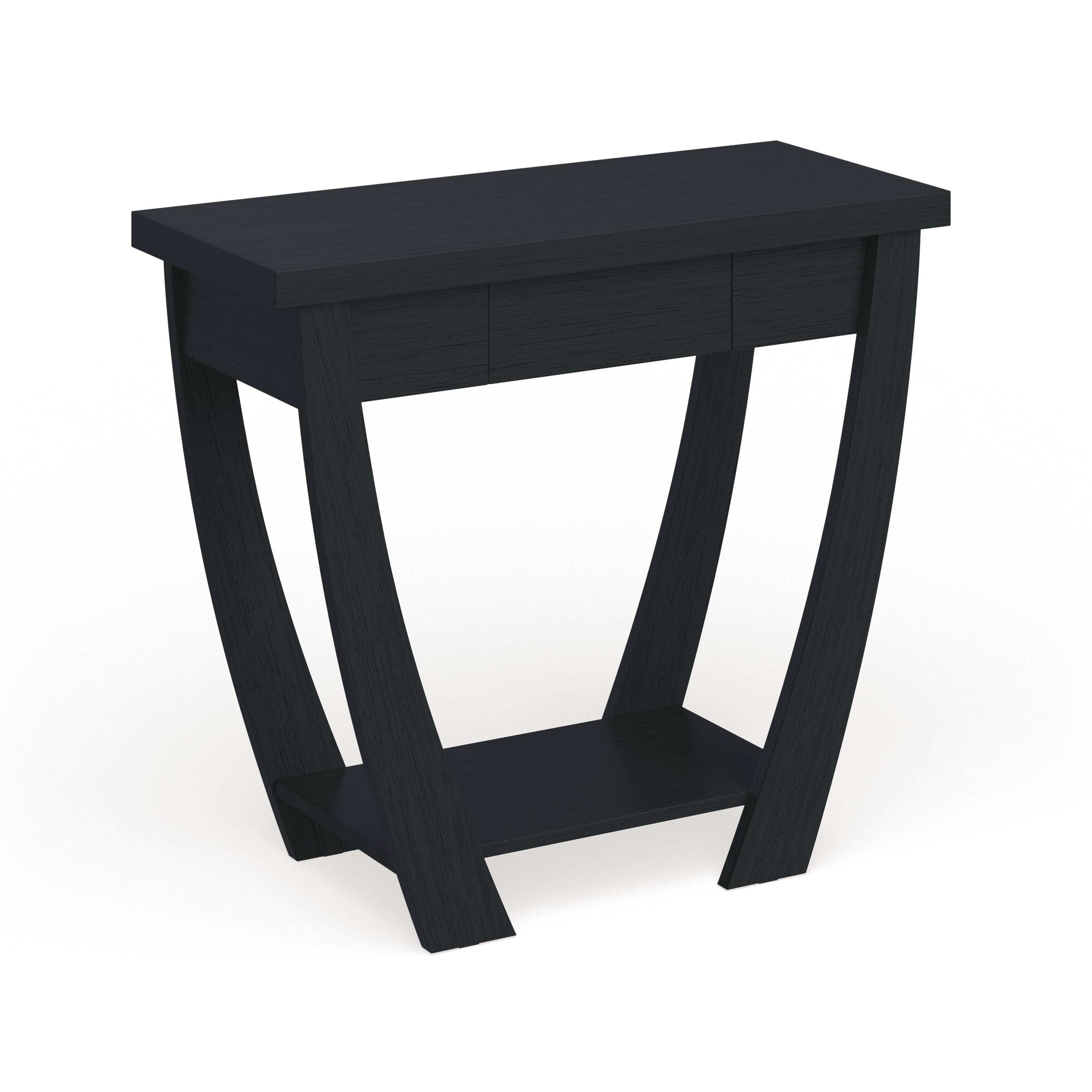 Copper Grove Cataraqui Borramora Modern Console Sofa Table - Black YF_DSG2Q0RO