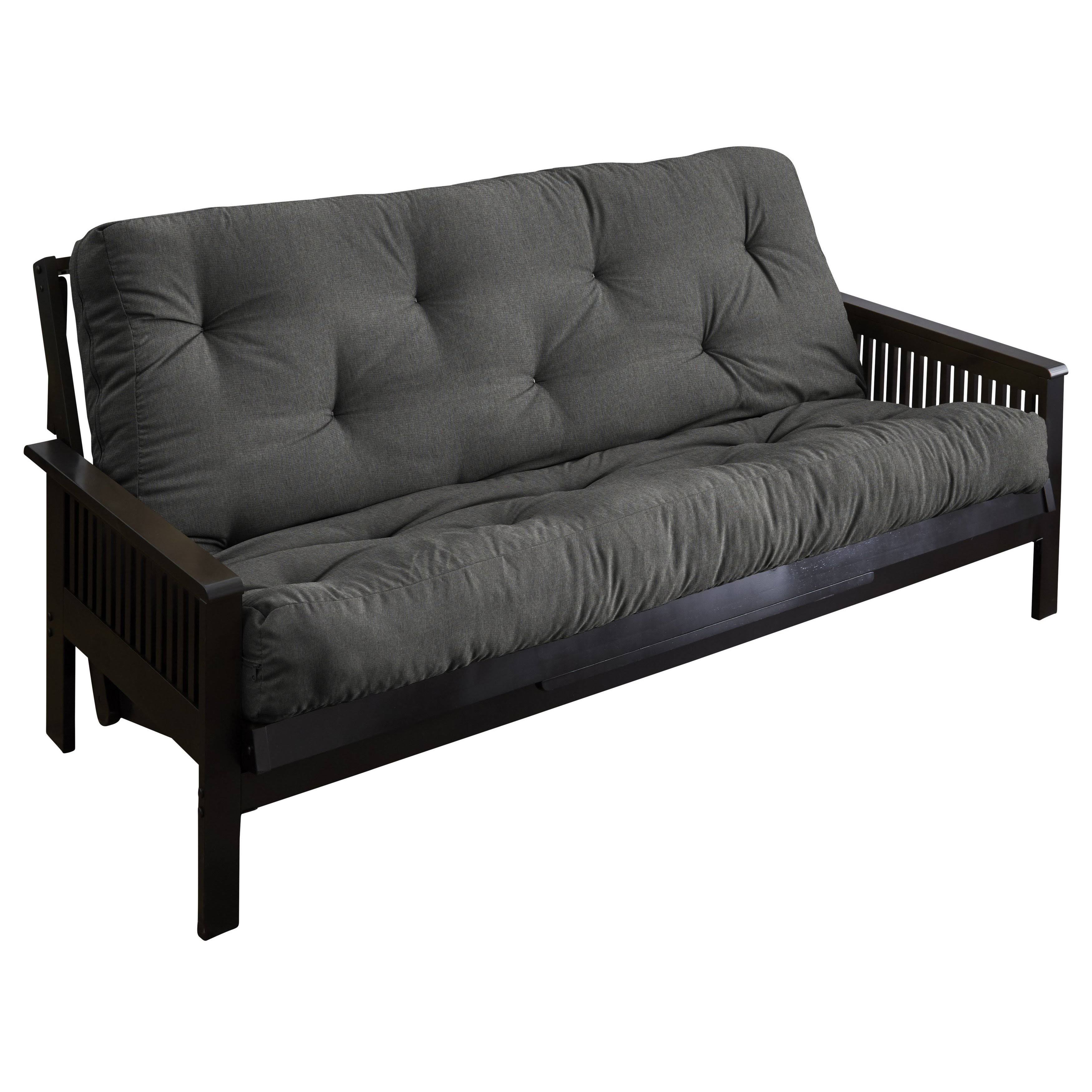 Humble and Haute Full Charcoal Grey 6-Inch Futon Mattress, Gray FO_BFT7HLAY