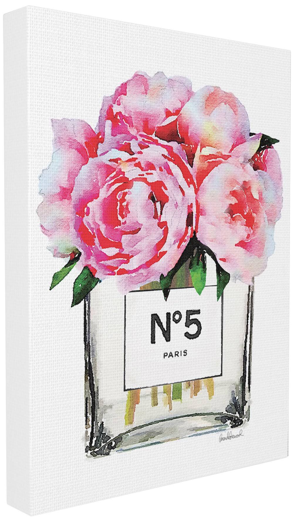 Stupell Industries Glam Paris Vase with Pink Peony Stretched Canvas Wall Art, 30 x 40 Z4_9KNL96CD