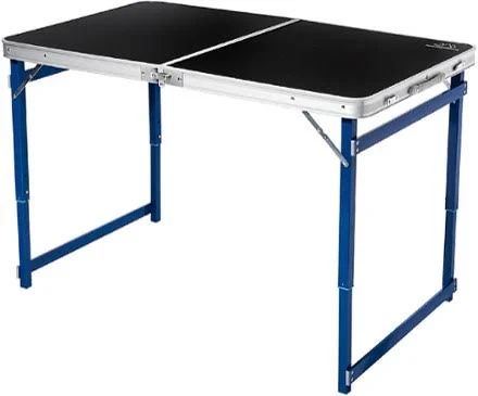 Mountain Summit Gear Heavy Duty Quad Adjustable-Height Folding Table Black HS_2QNWFRAX
